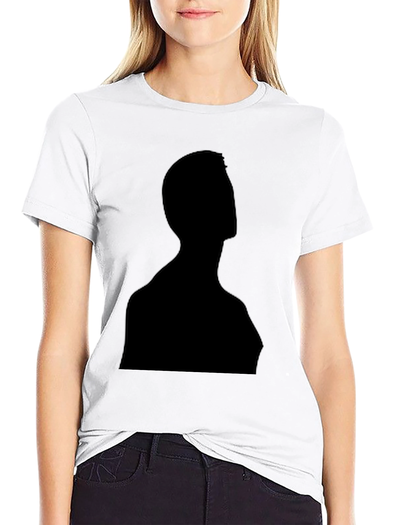 Black Silhouette Graphic Tee - Stylish & Modern