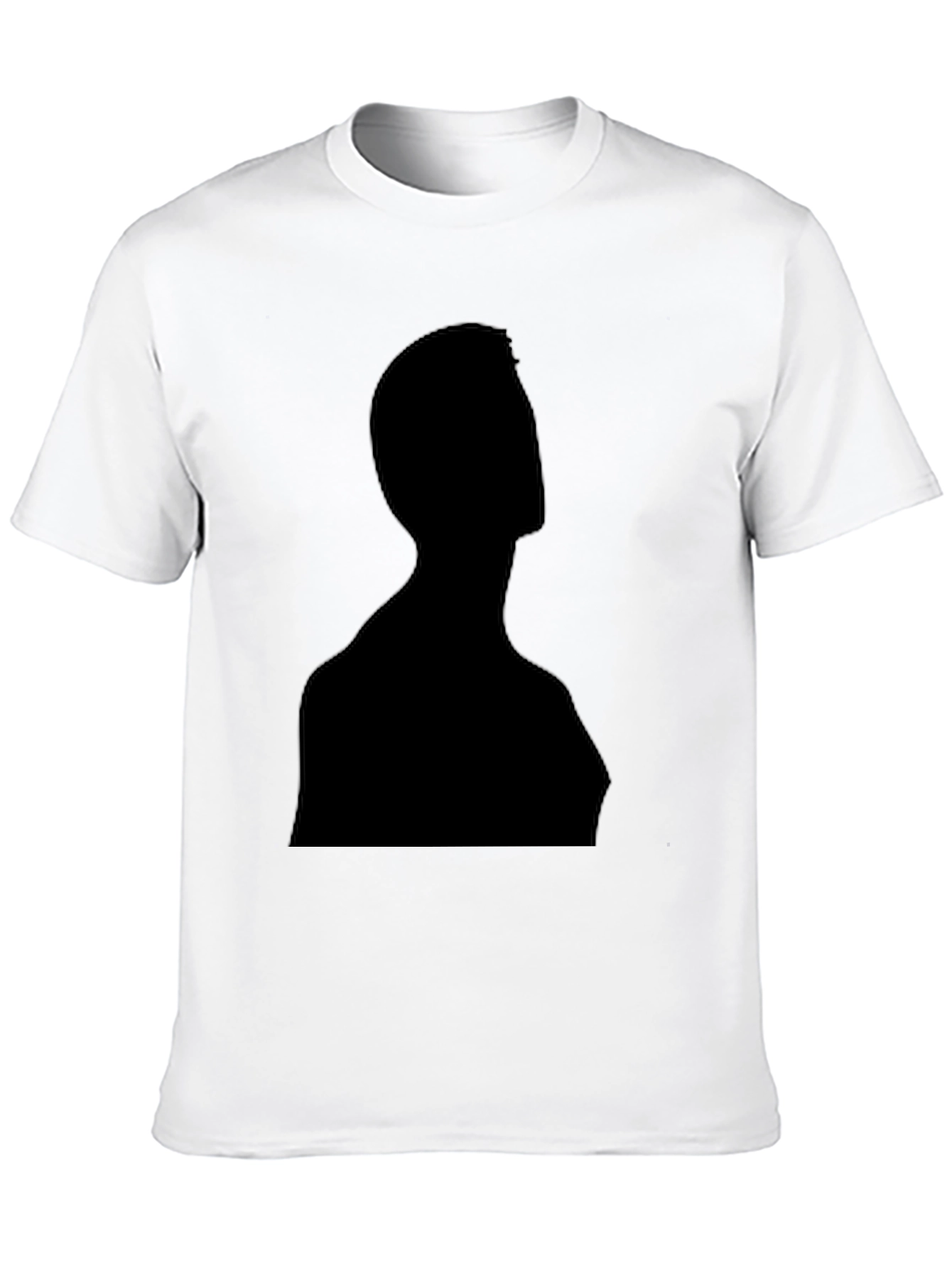 Black Silhouette Graphic Tee - Stylish & Modern