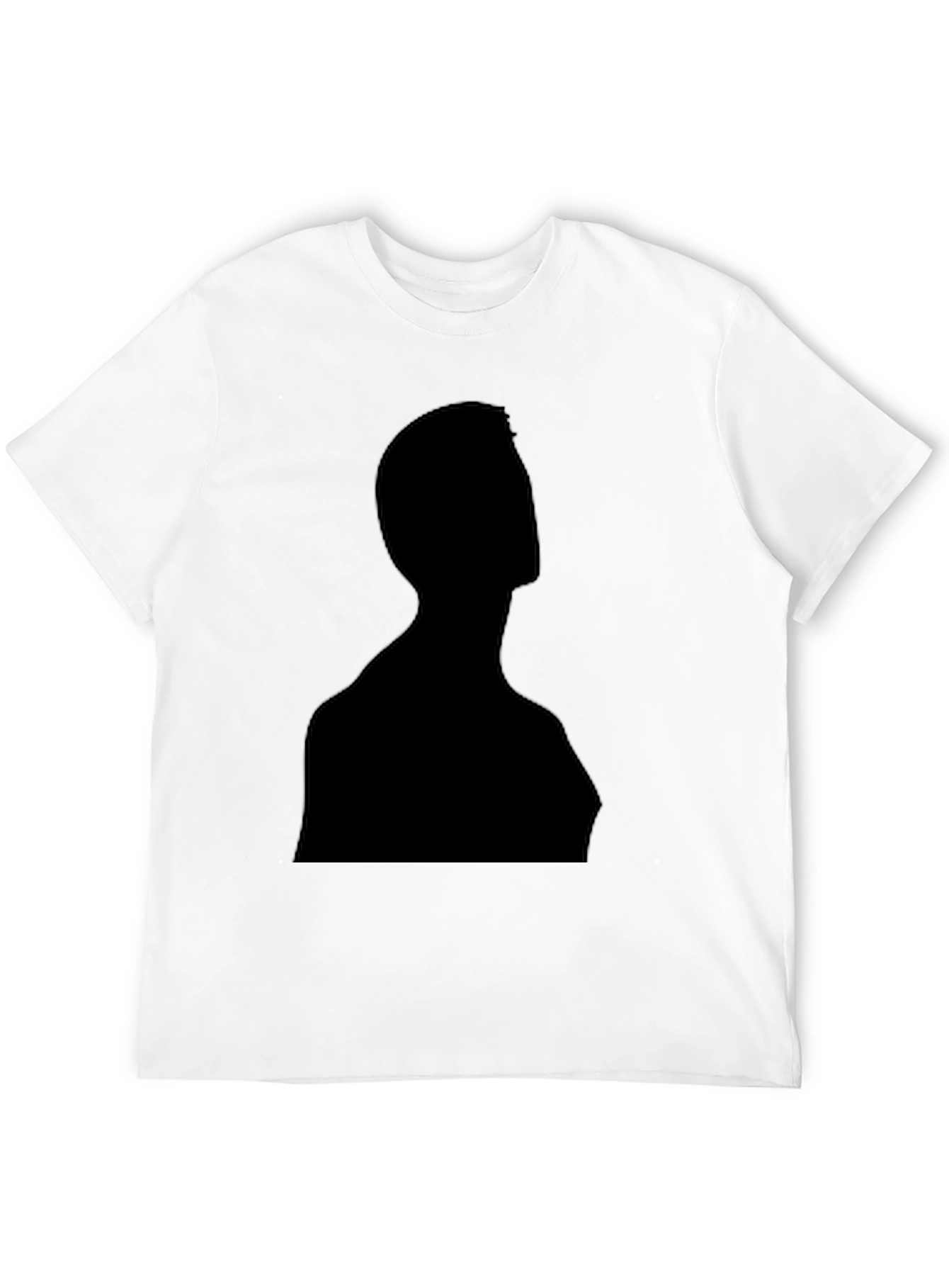 Black Silhouette Graphic Tee - Stylish & Modern