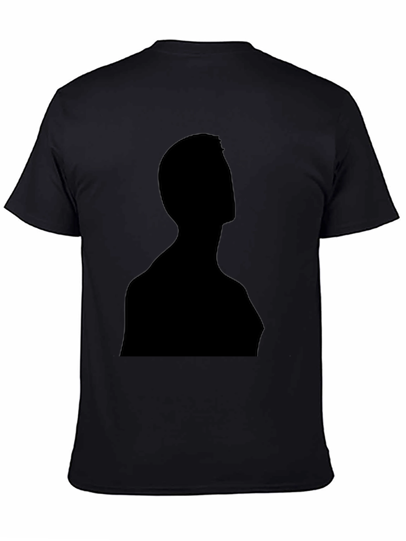 Black Silhouette Graphic Tee - Stylish & Modern