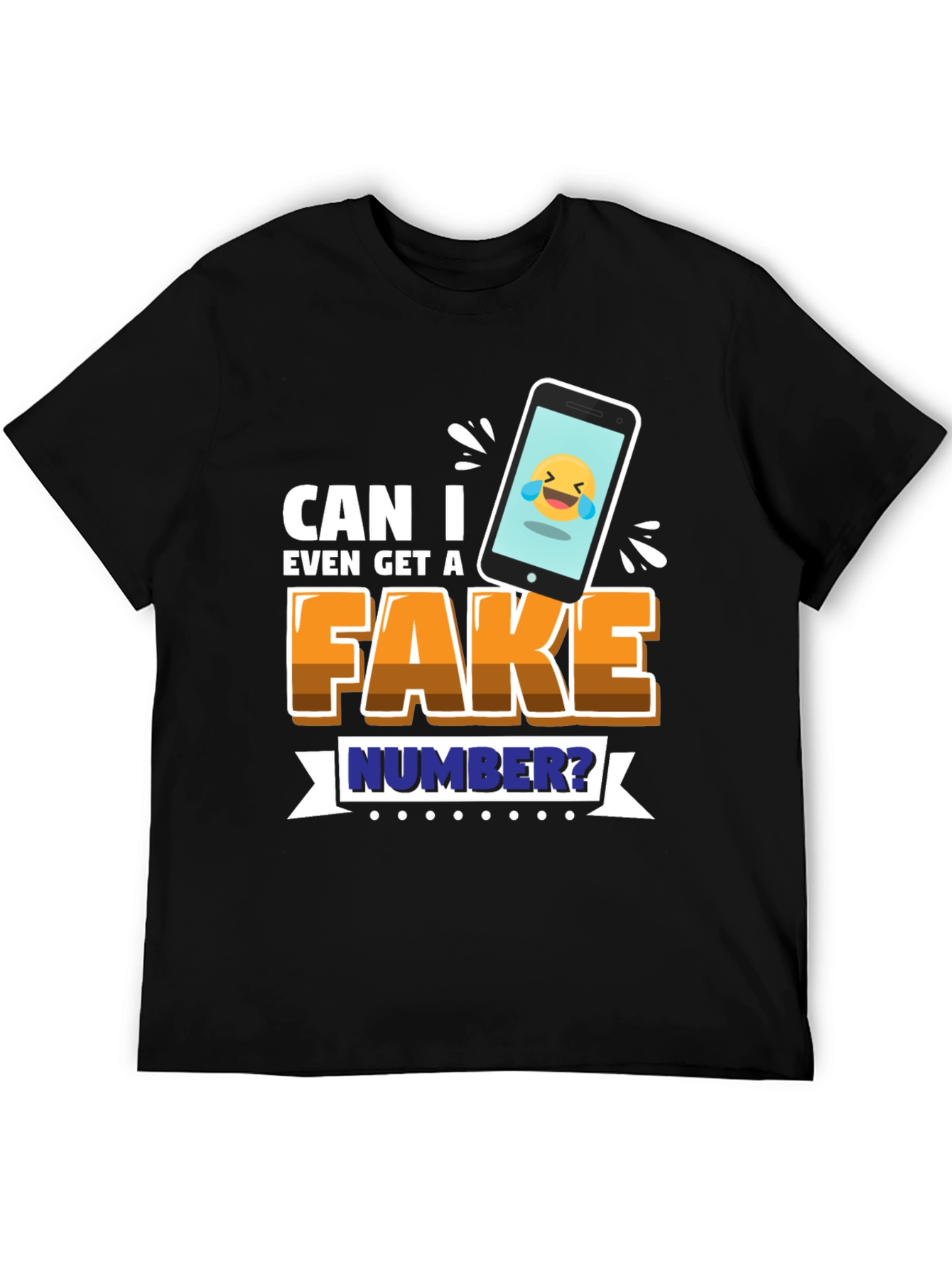 Funny Fake Number Graphic Tee