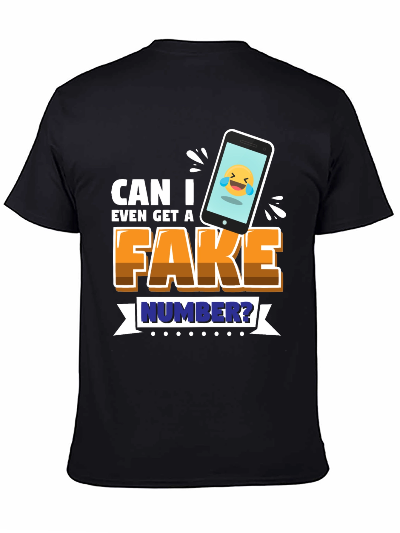 Funny Fake Number Graphic Tee