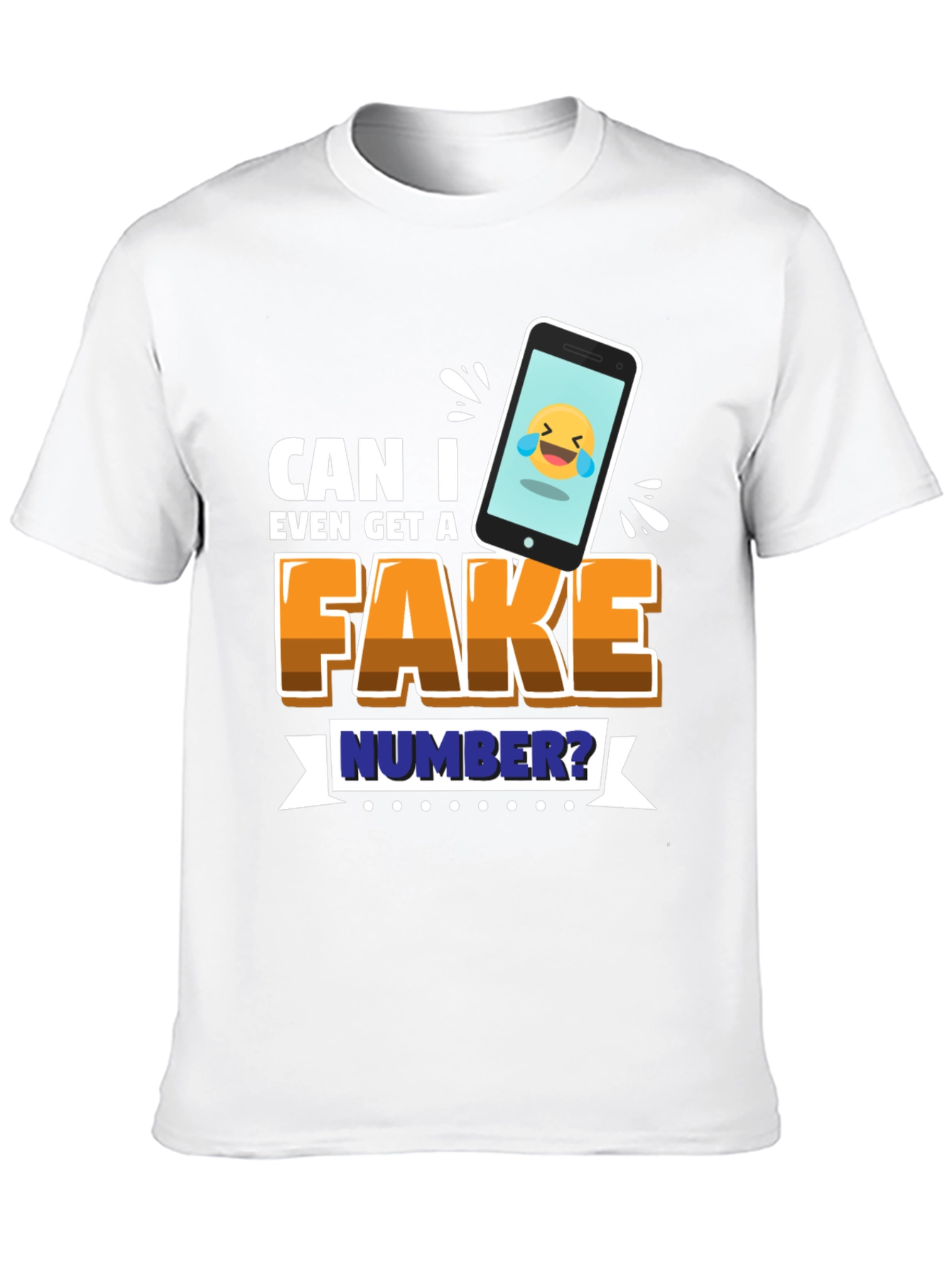 Funny Fake Number Graphic Tee