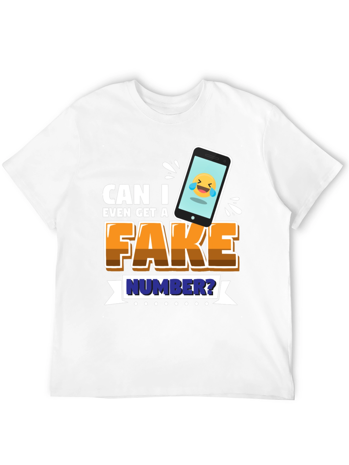 Funny Fake Number Graphic Tee