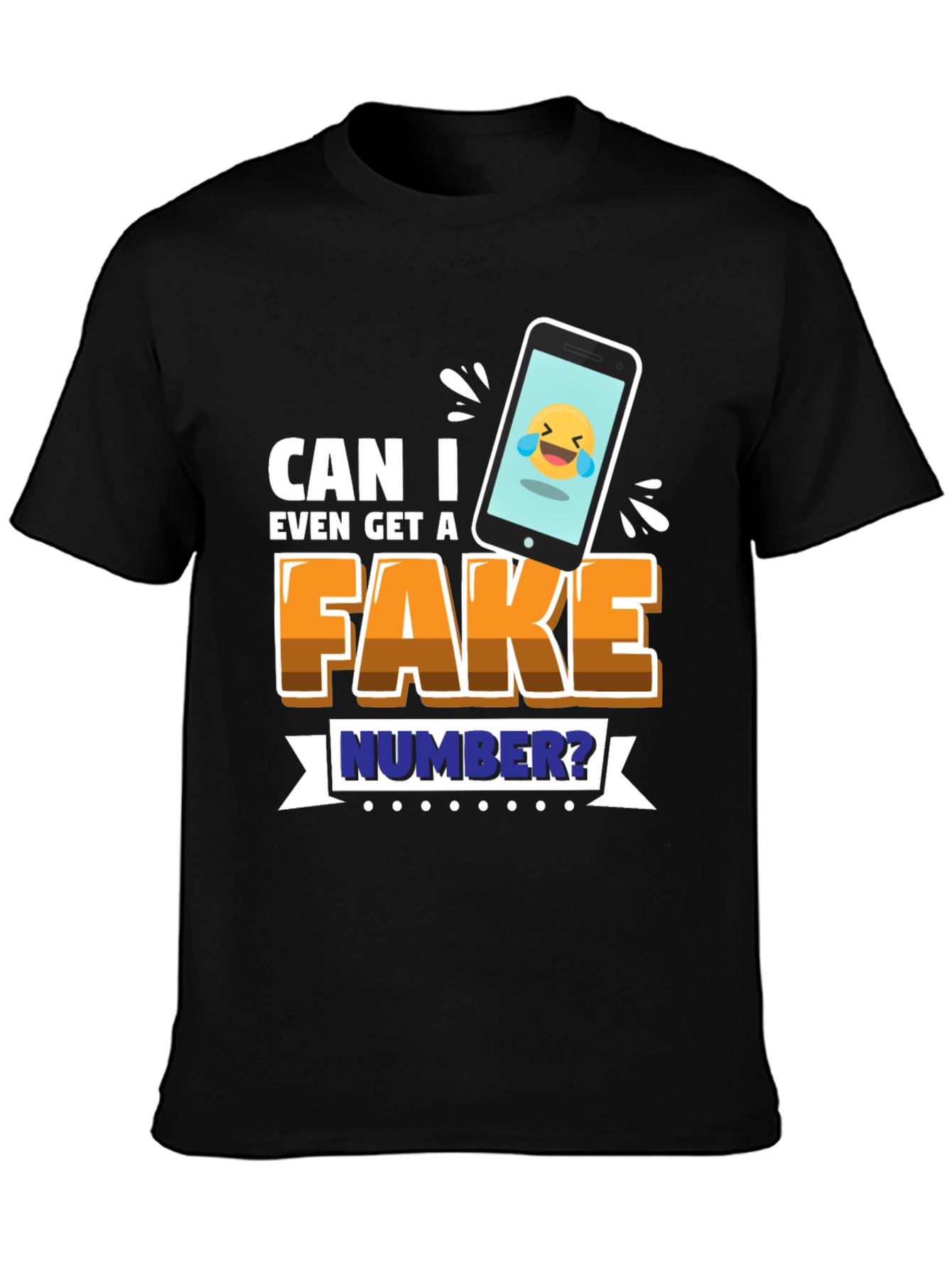Funny Fake Number Graphic Tee