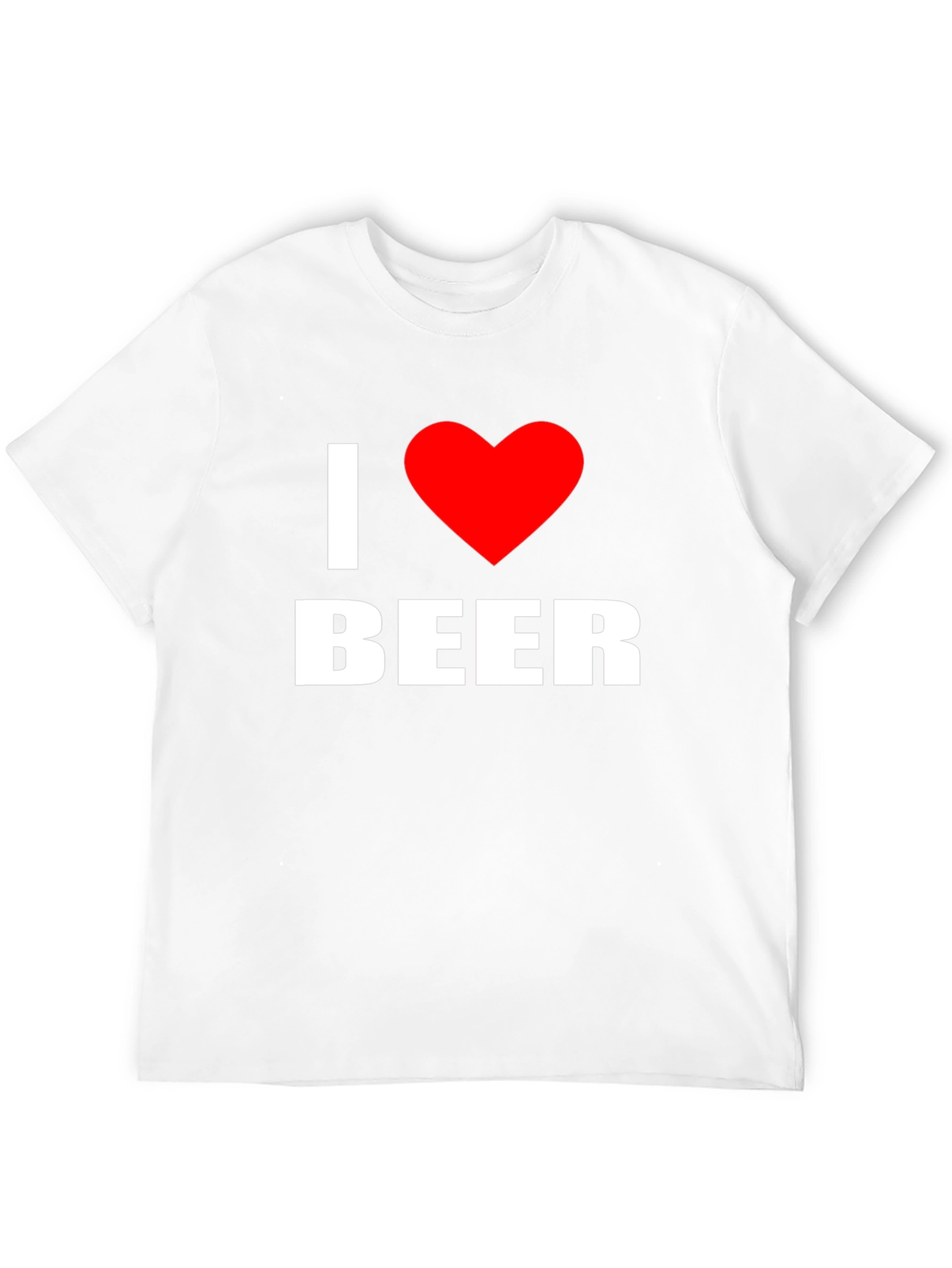 I Heart Beer Graphic T-Shirt - Black