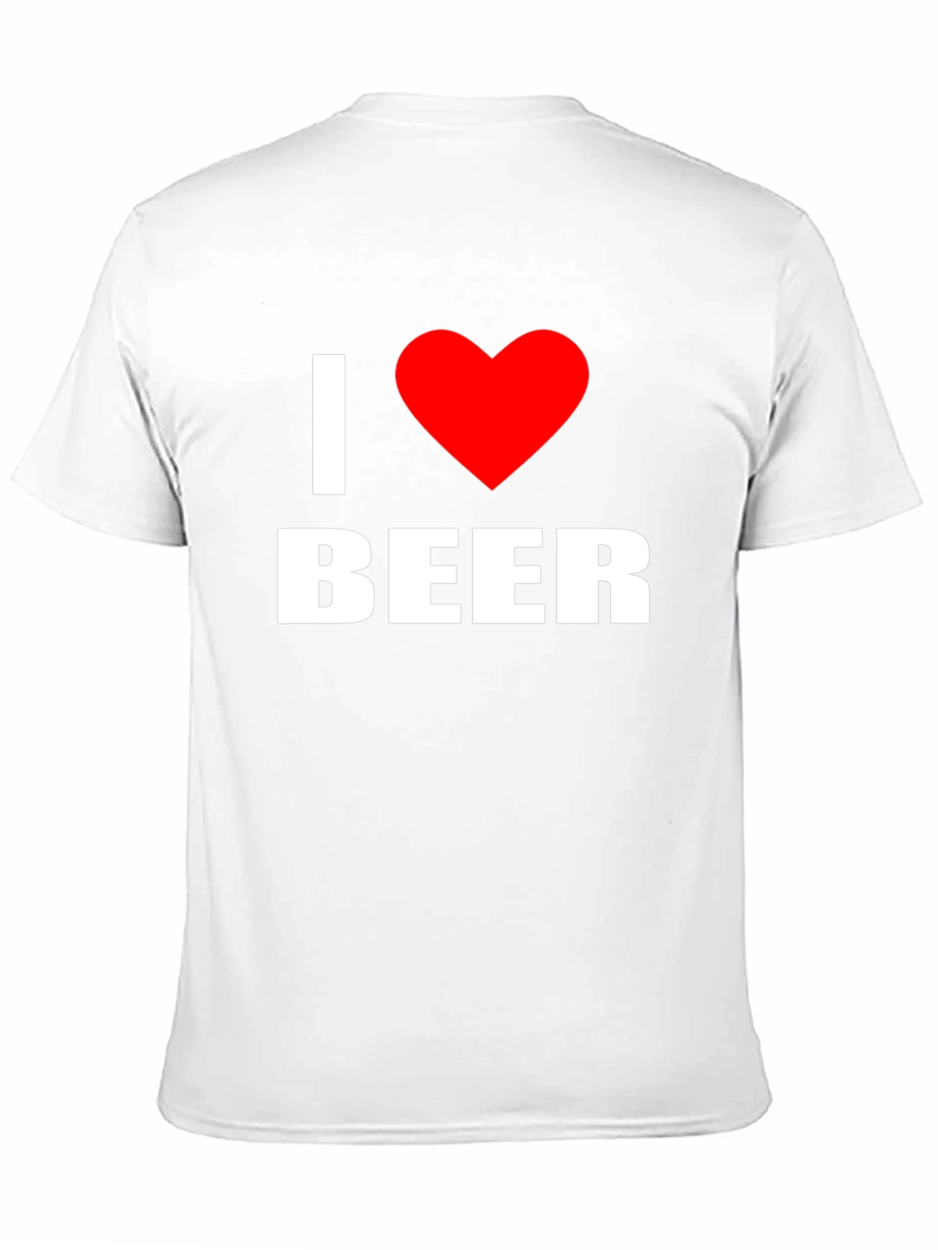 I Heart Beer Graphic T-Shirt - Black