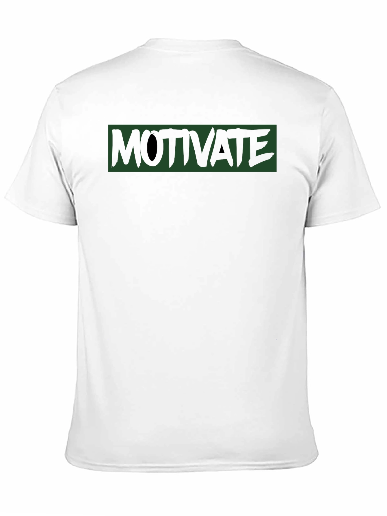 Motivate Graphic Print Tee - Black