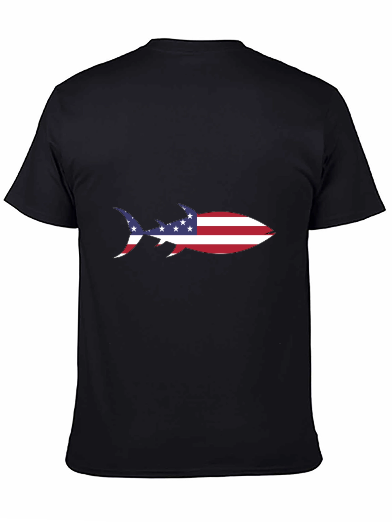 American Flag Shark T-Shirt