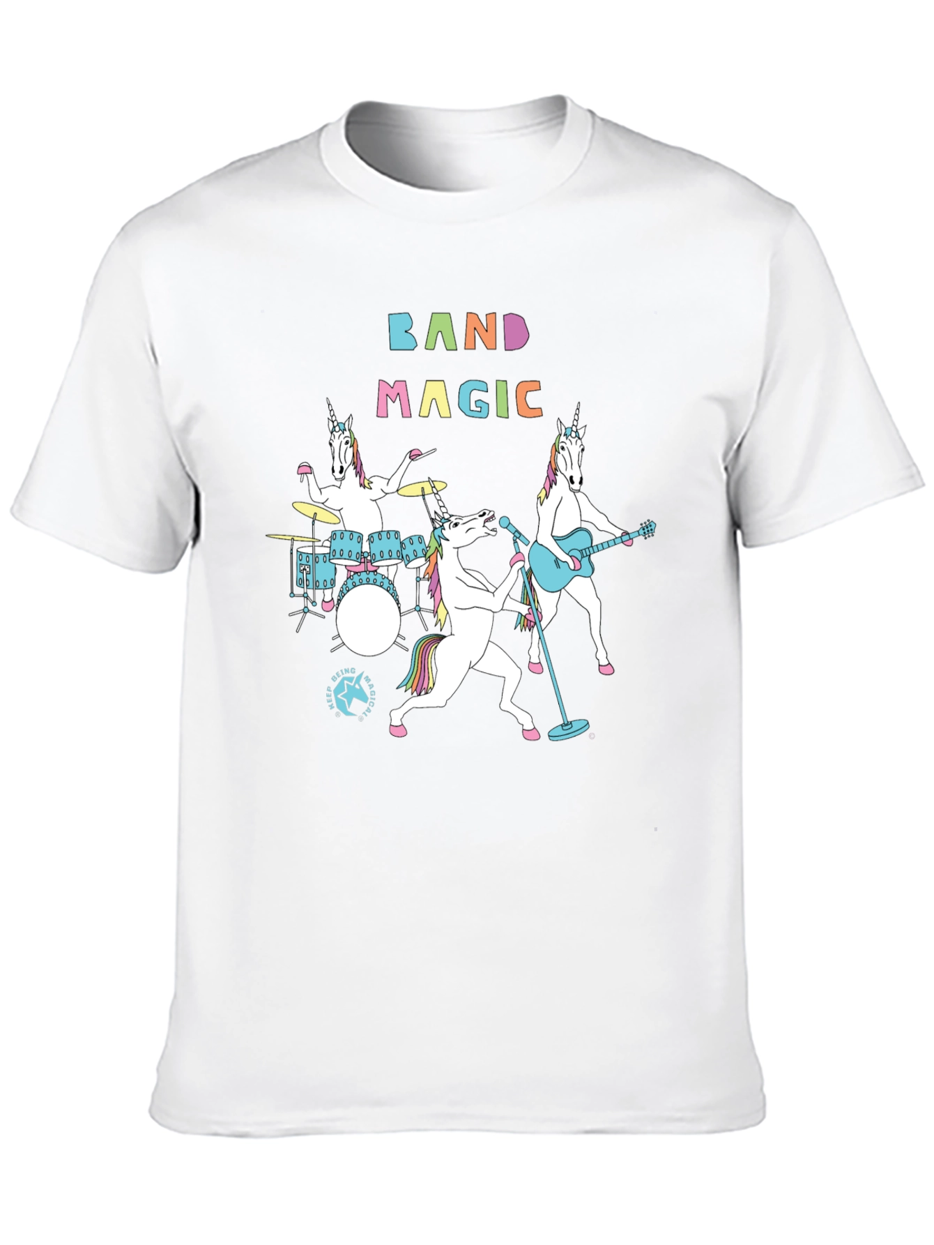 Band Magic Unicorn Graphic T-Shirt