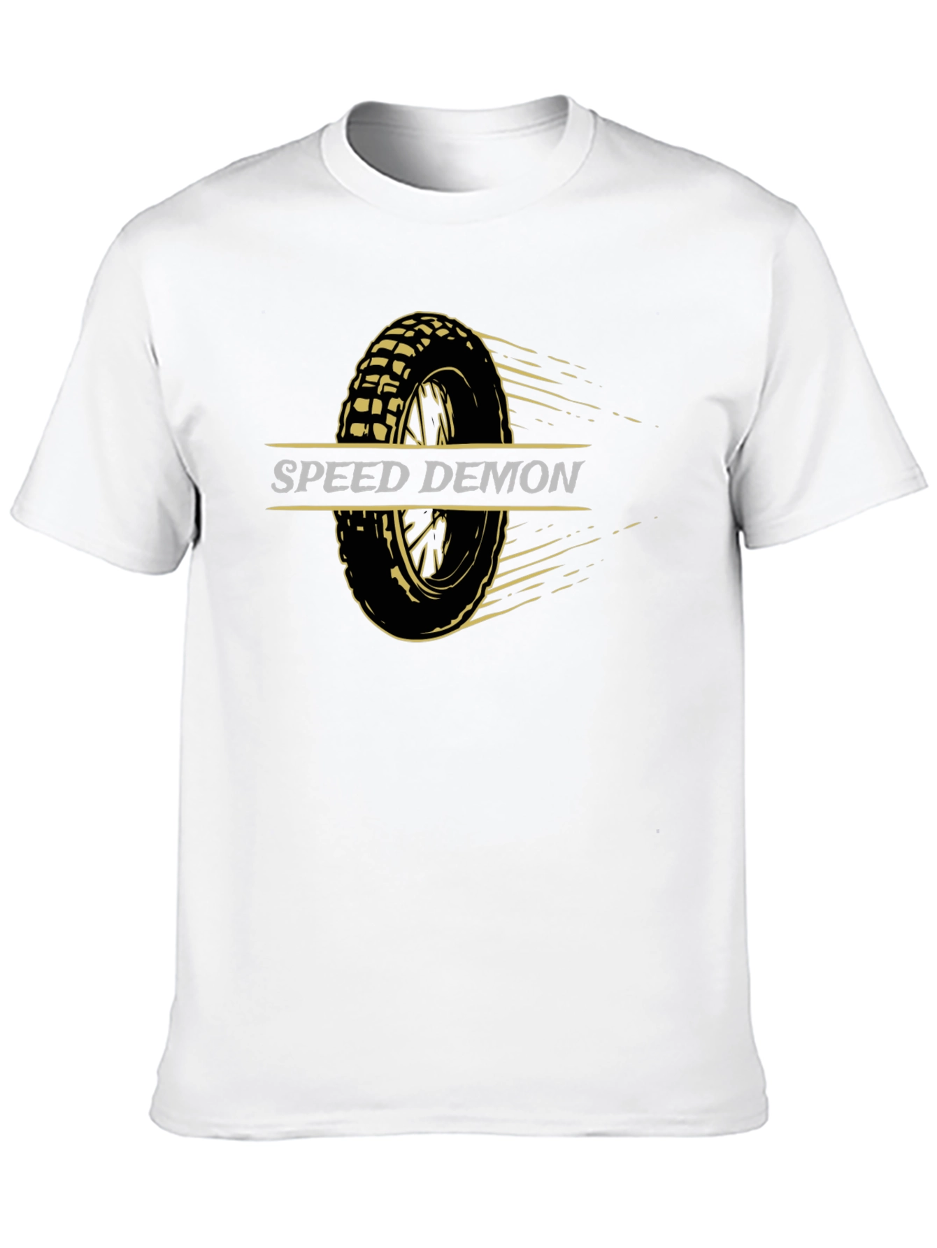 Speed Demon T-Shirt - Motorcycle Wheel Design
