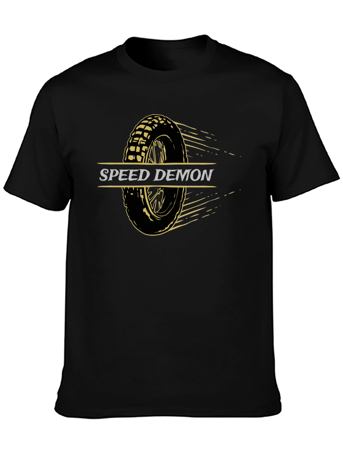 Speed Demon T-Shirt - Motorcycle Wheel Design