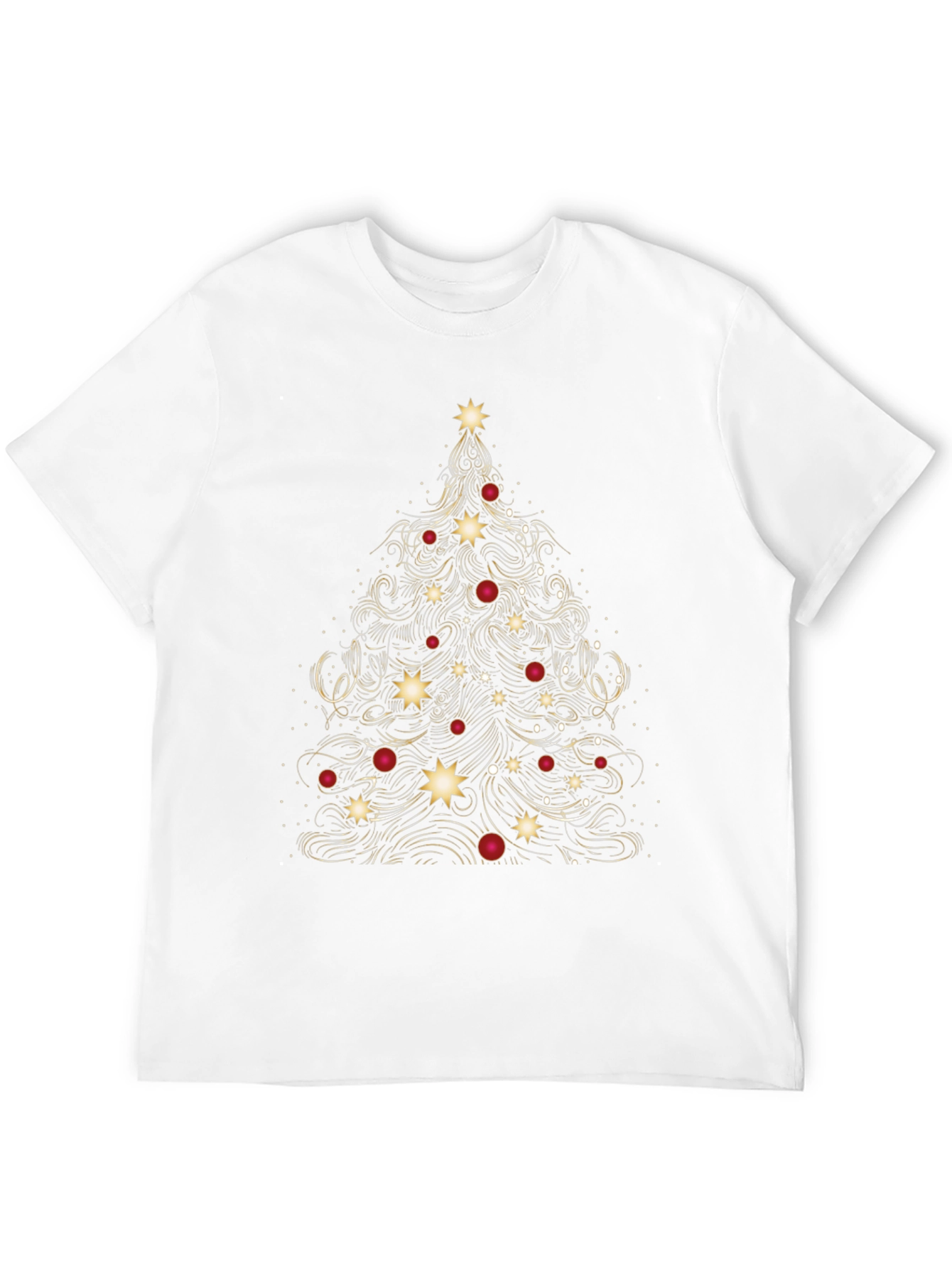 Festive Christmas Tree Graphic Tee - Holiday Style