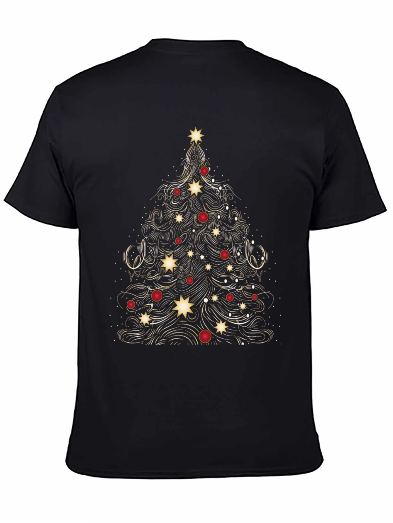 Festive Christmas Tree Graphic Tee - Holiday Style