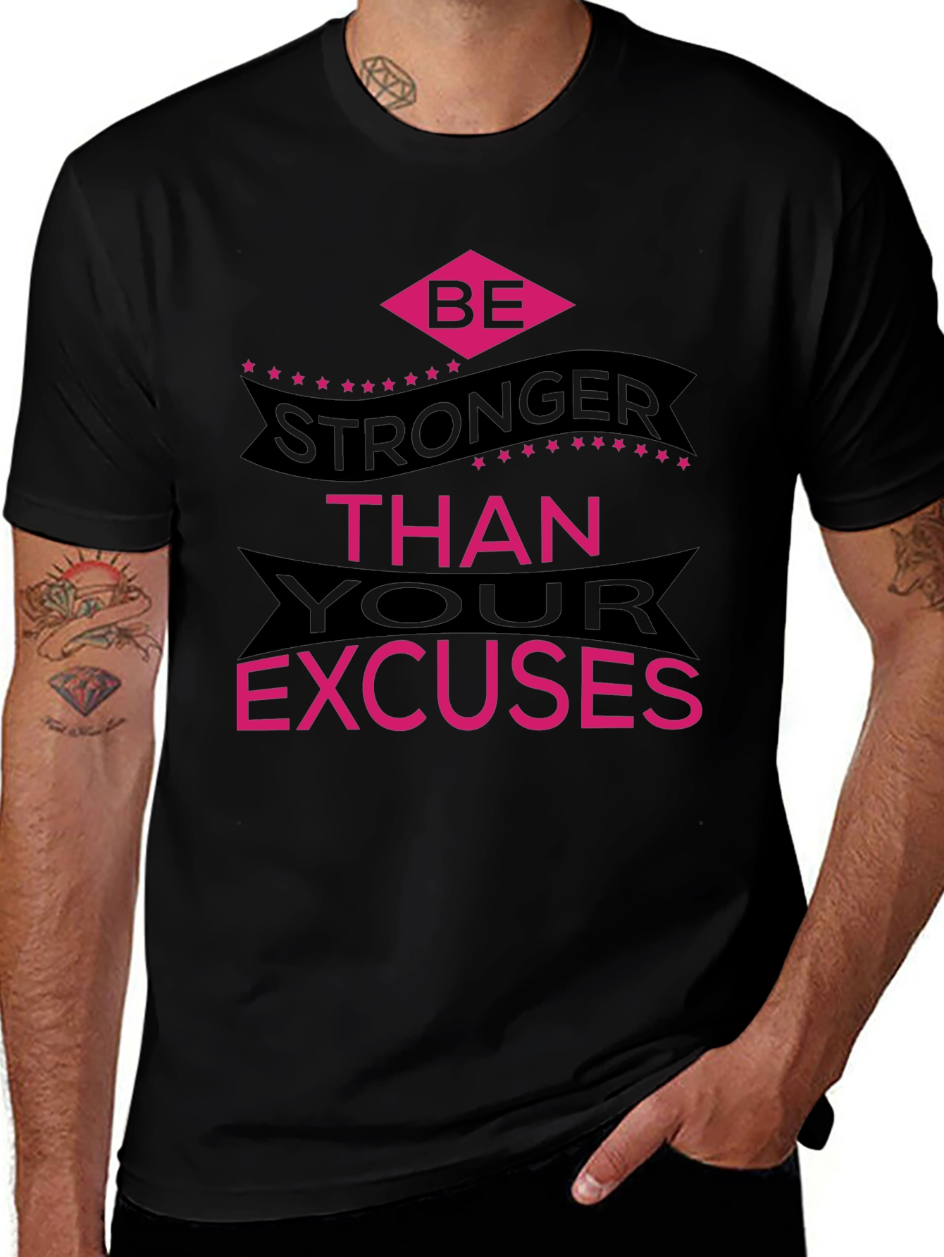 Be Stronger Than Excuses Graphic Tee