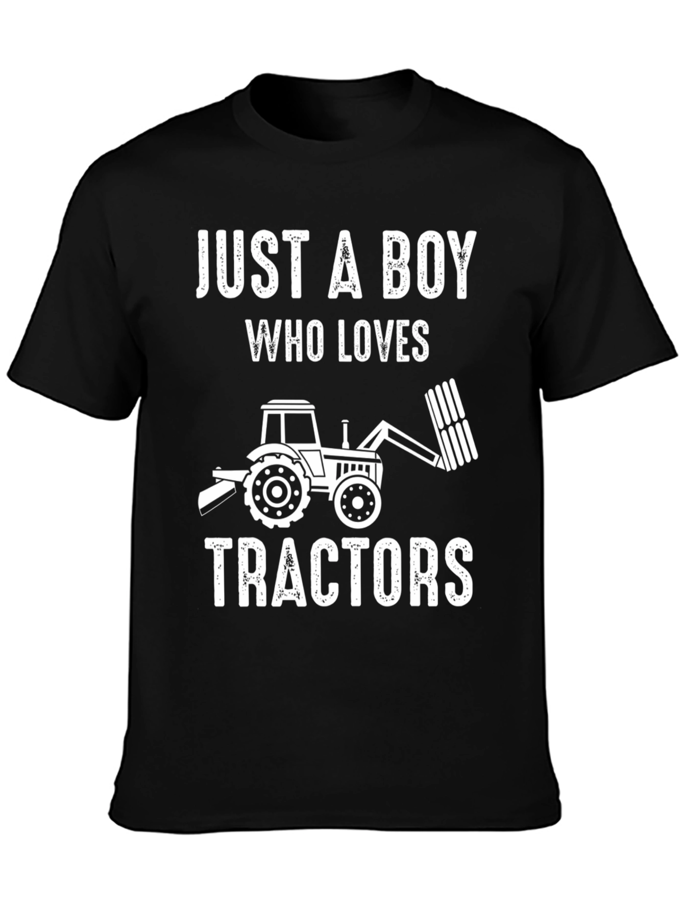 Just A Boy Who Loves Tractors Graphic Tee