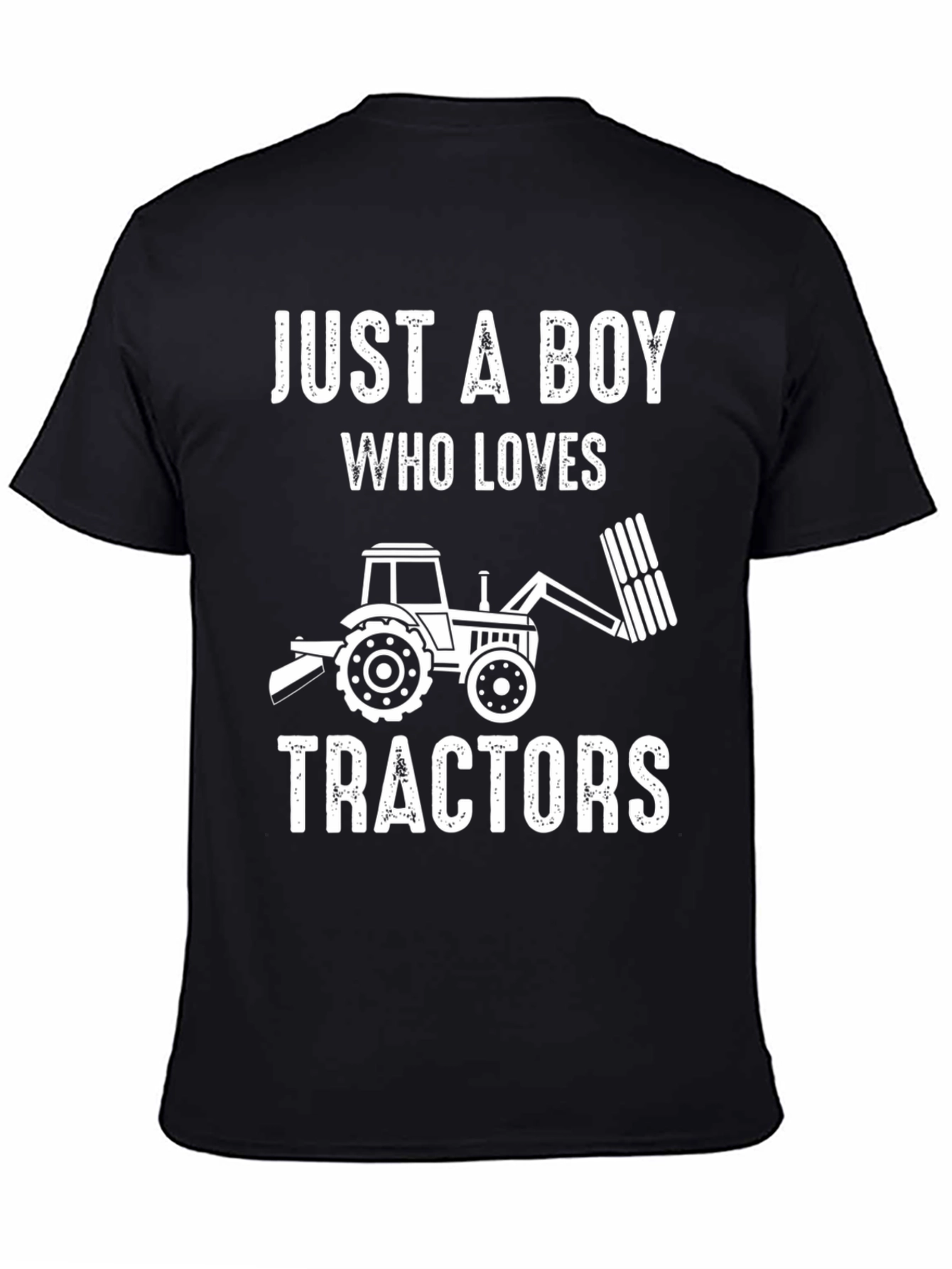 Just A Boy Who Loves Tractors Graphic Tee