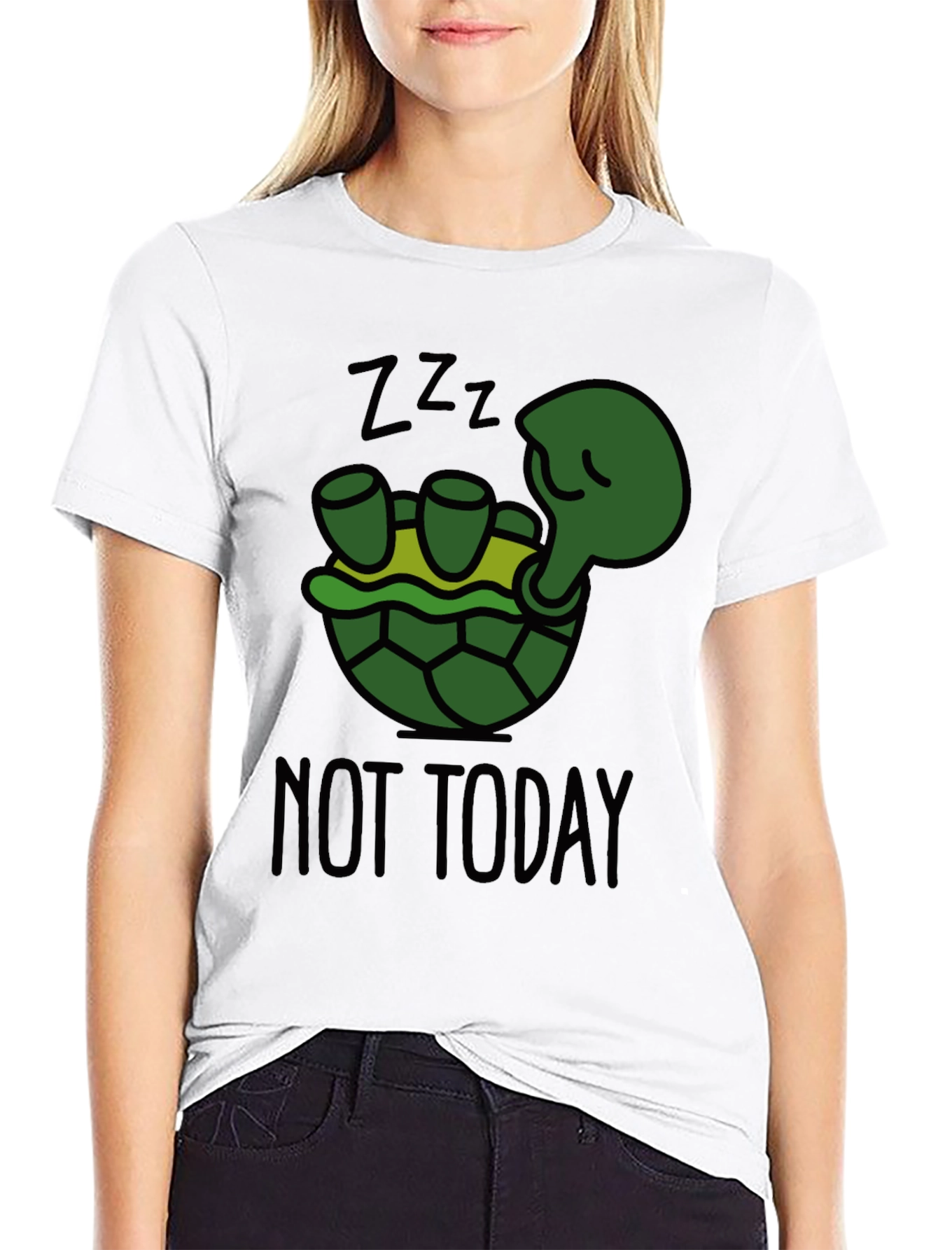 Lazy Turtle T-Shirt - Not Today