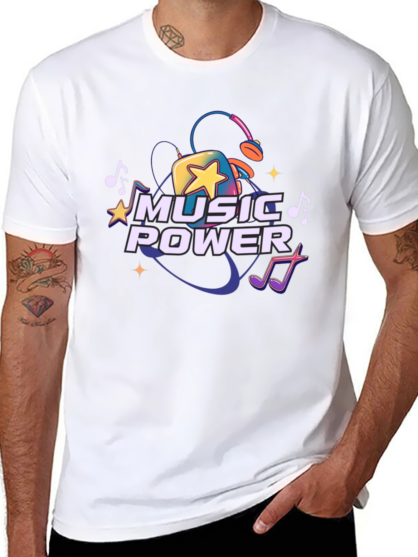 Music Power Graphic Tee