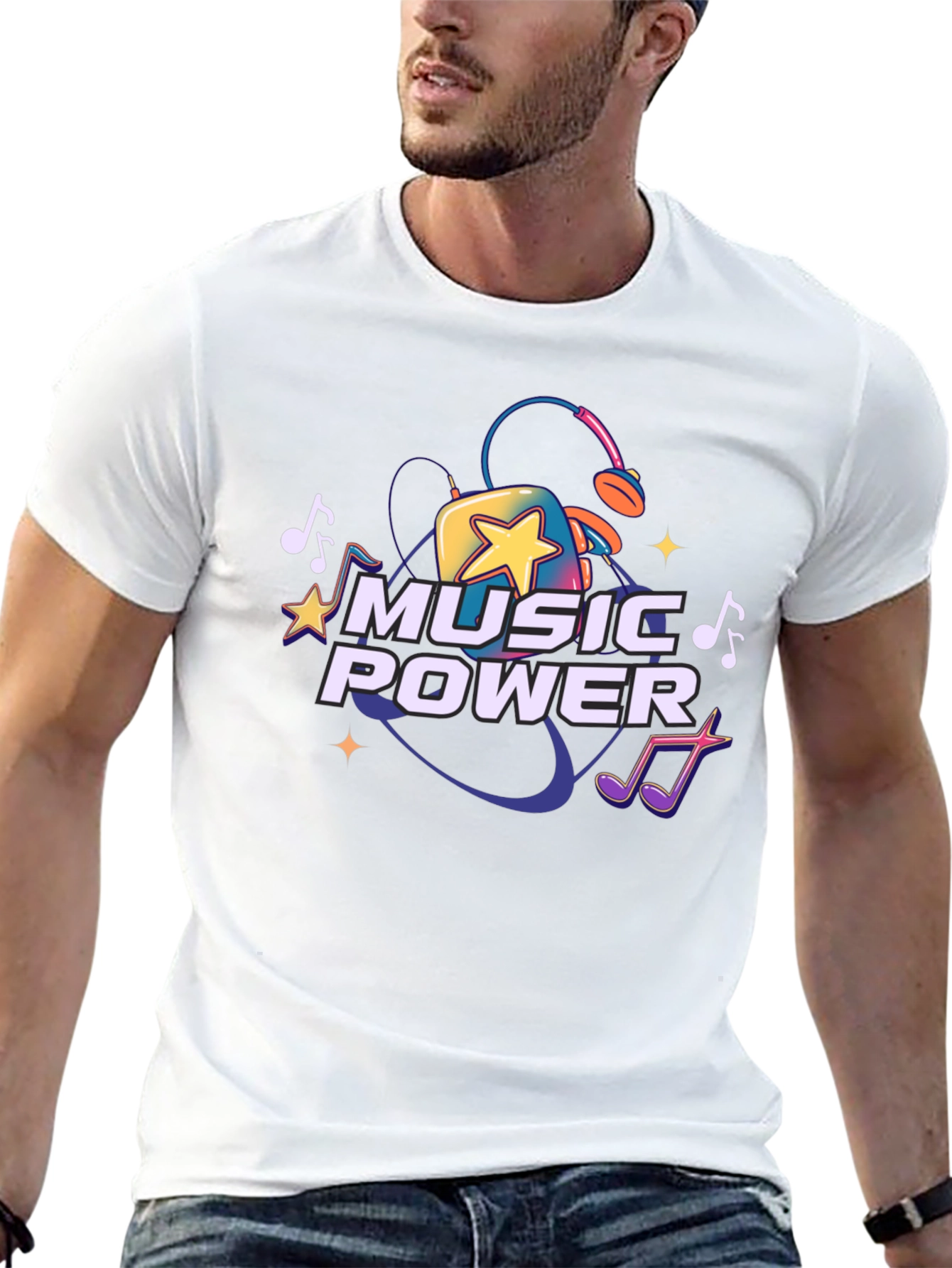 Music Power Graphic Tee