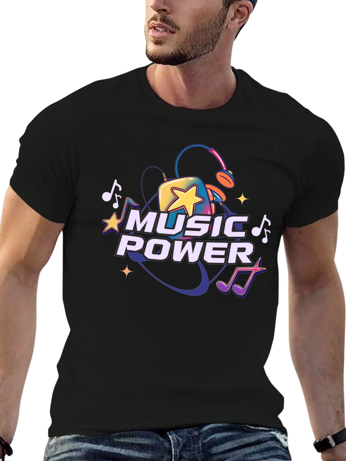 Music Power Graphic Tee