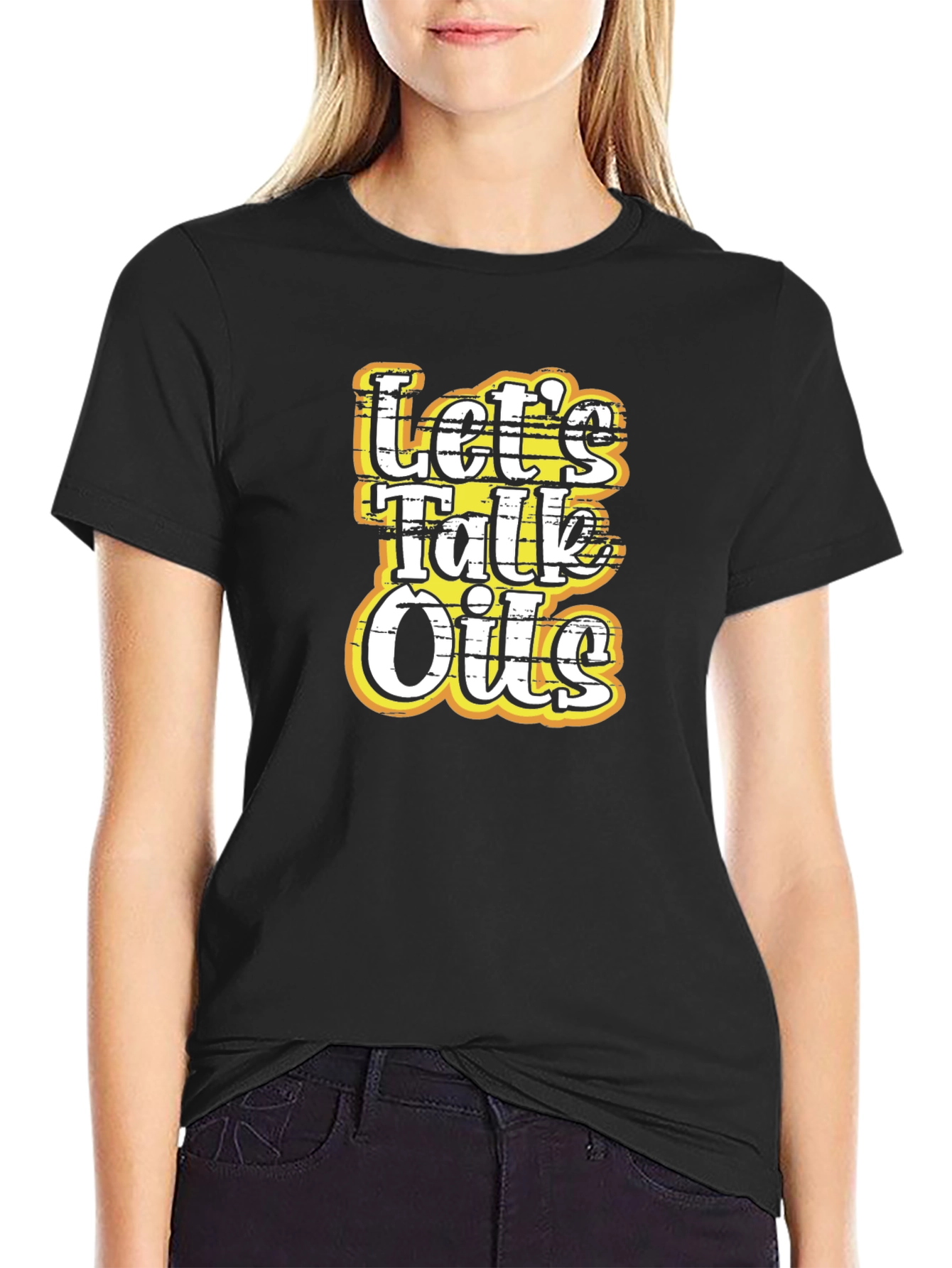 Lets Talk Oils T-Shirt - Funny Essential Oil Tee