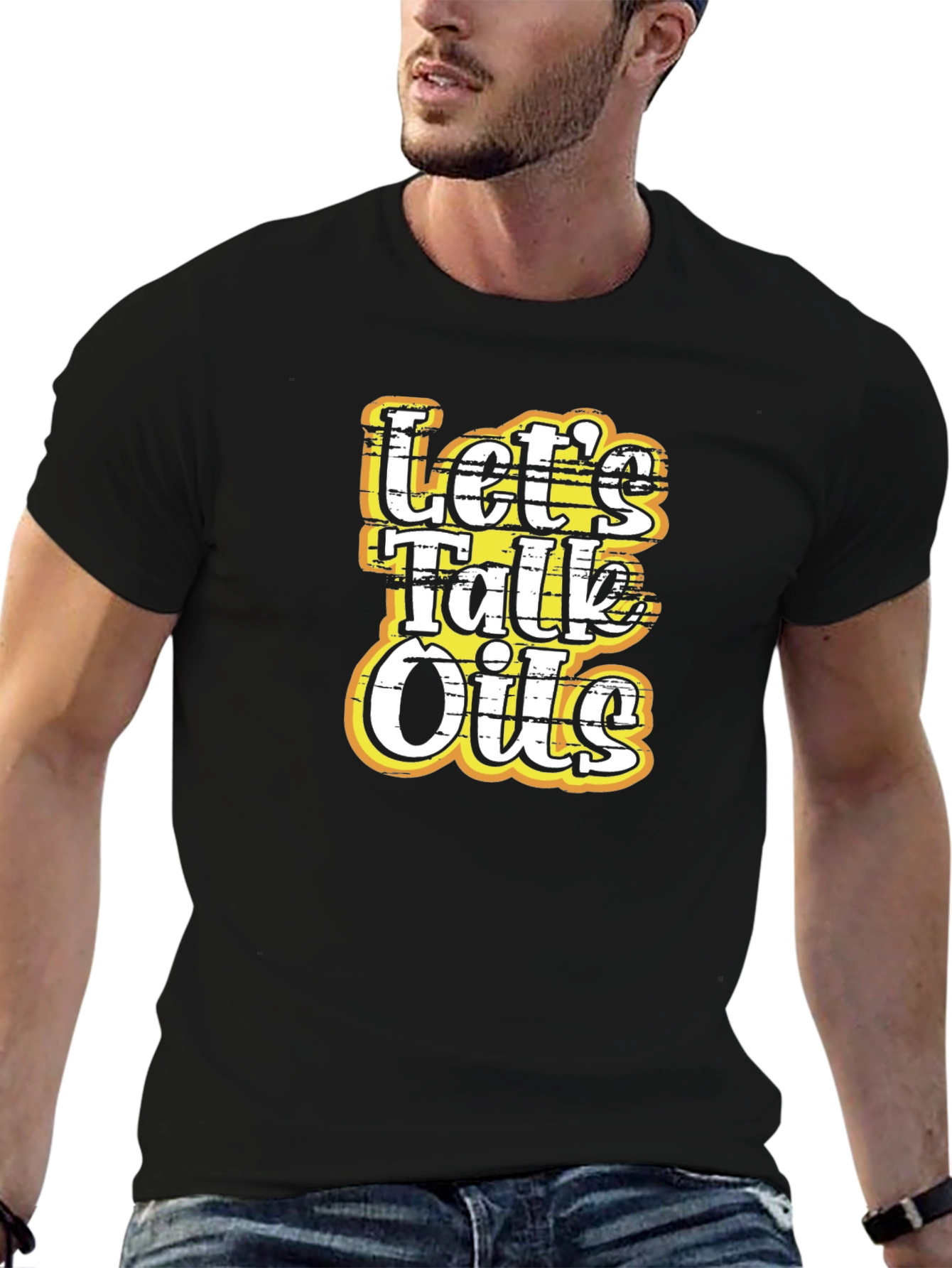 Lets Talk Oils T-Shirt - Funny Essential Oil Tee