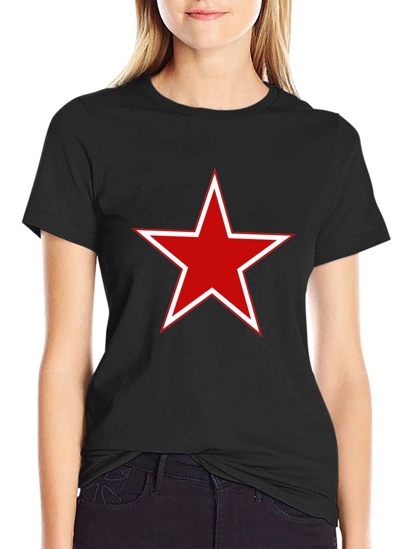 Red Star Graphic Tee - Stylish Casual Comfort