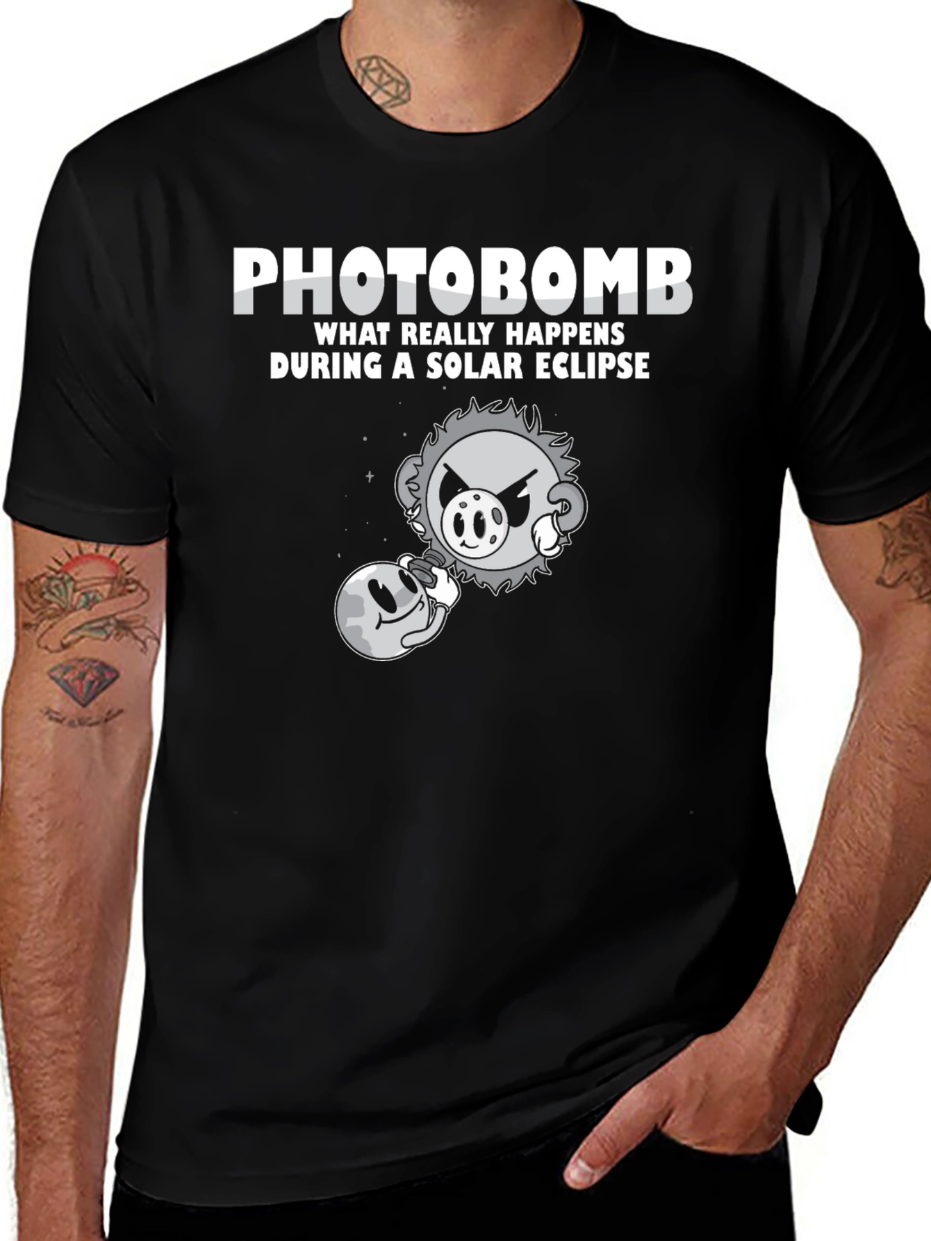 Photobomb Solar Eclipse T-Shirt