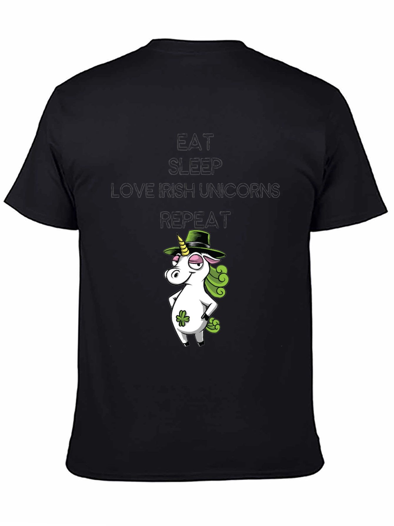 Eat Sleep Irish Unicorns Repeat T-Shirt