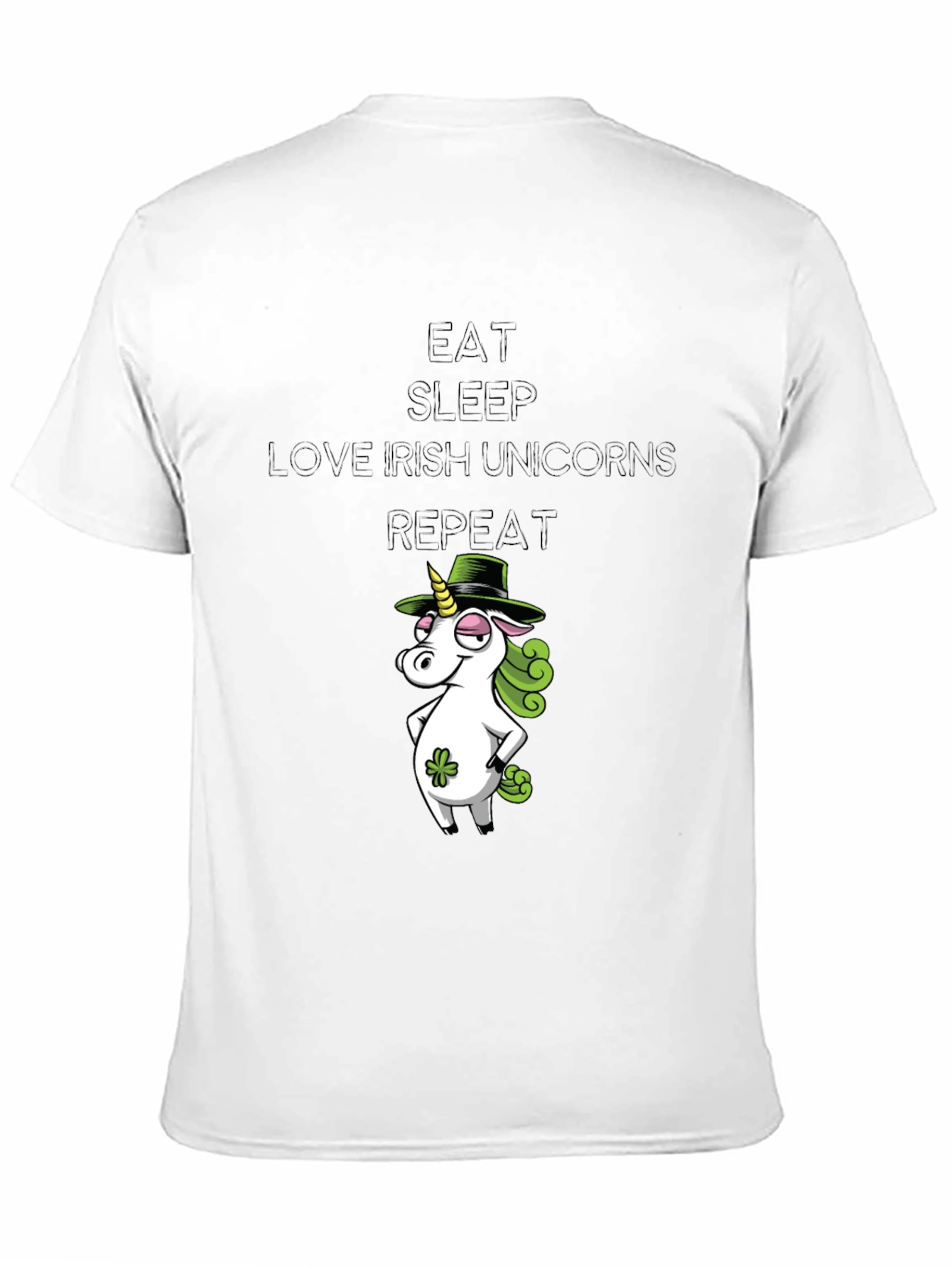 Eat Sleep Irish Unicorns Repeat T-Shirt