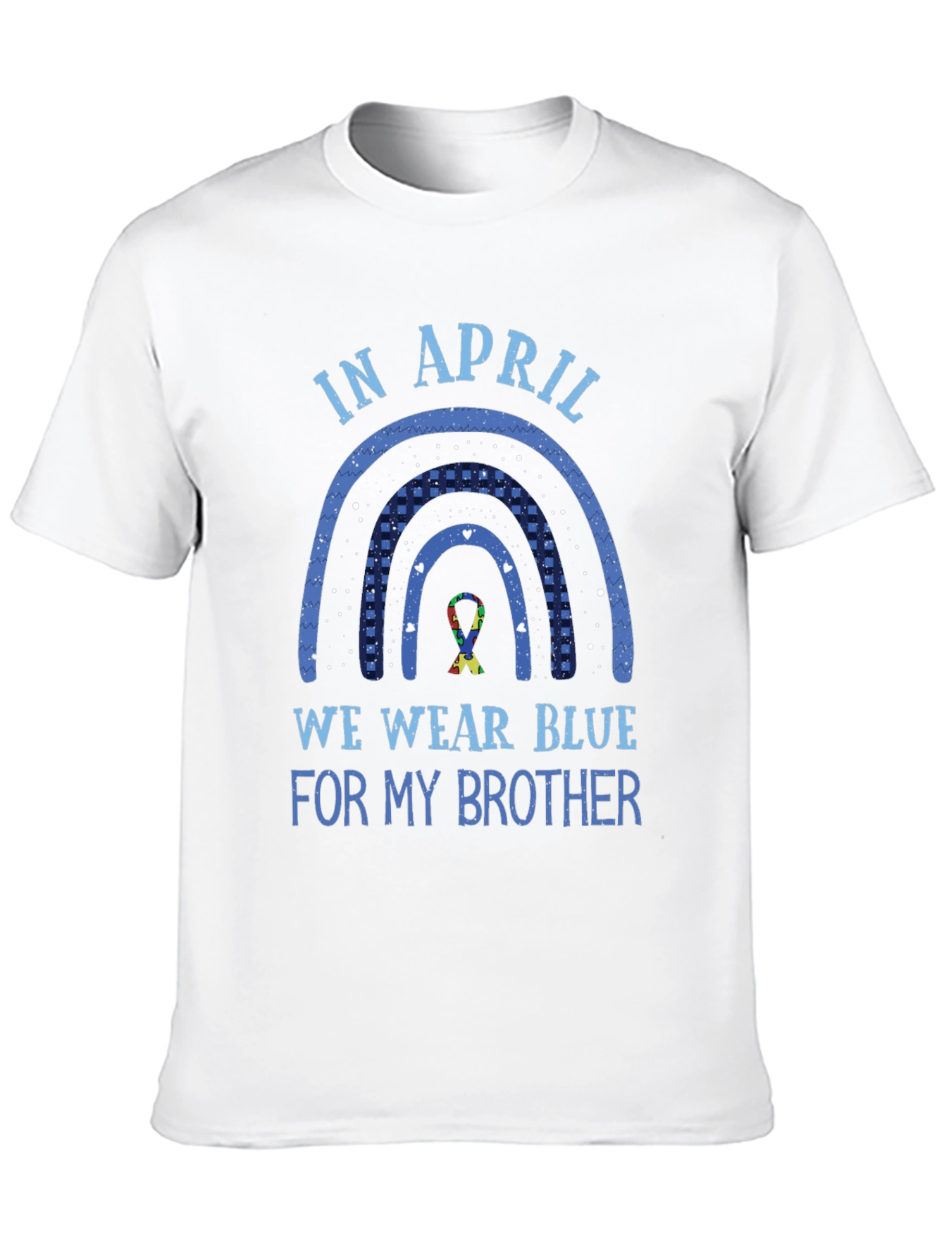 Autism Awareness Brother T-Shirt - Wear Blue in April