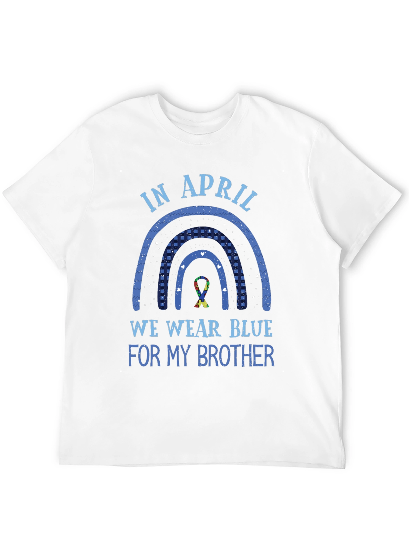 Autism Awareness Brother T-Shirt - Wear Blue in April