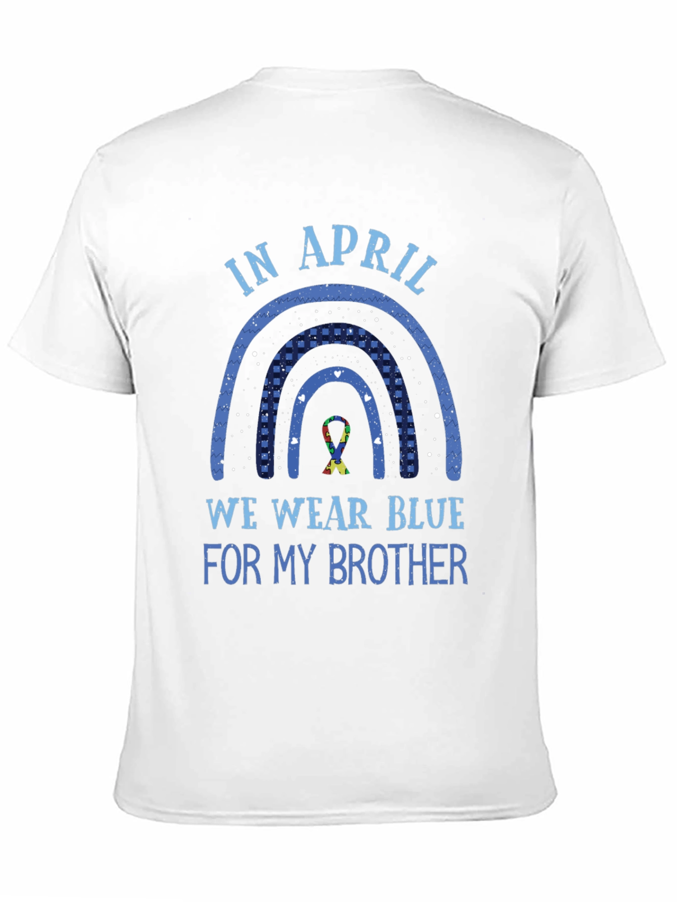 Autism Awareness Brother T-Shirt - Wear Blue in April