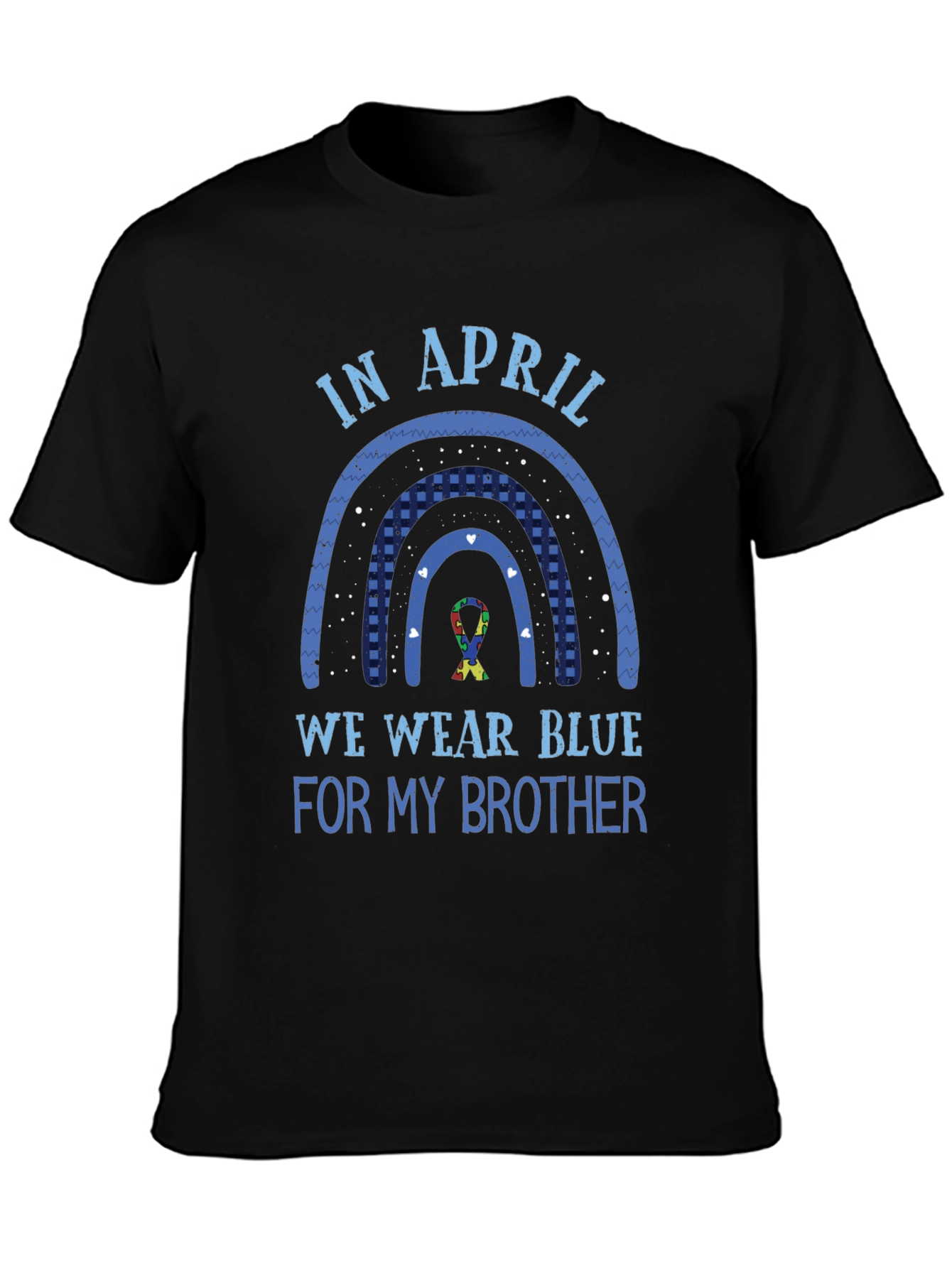 Autism Awareness Brother T-Shirt - Wear Blue in April