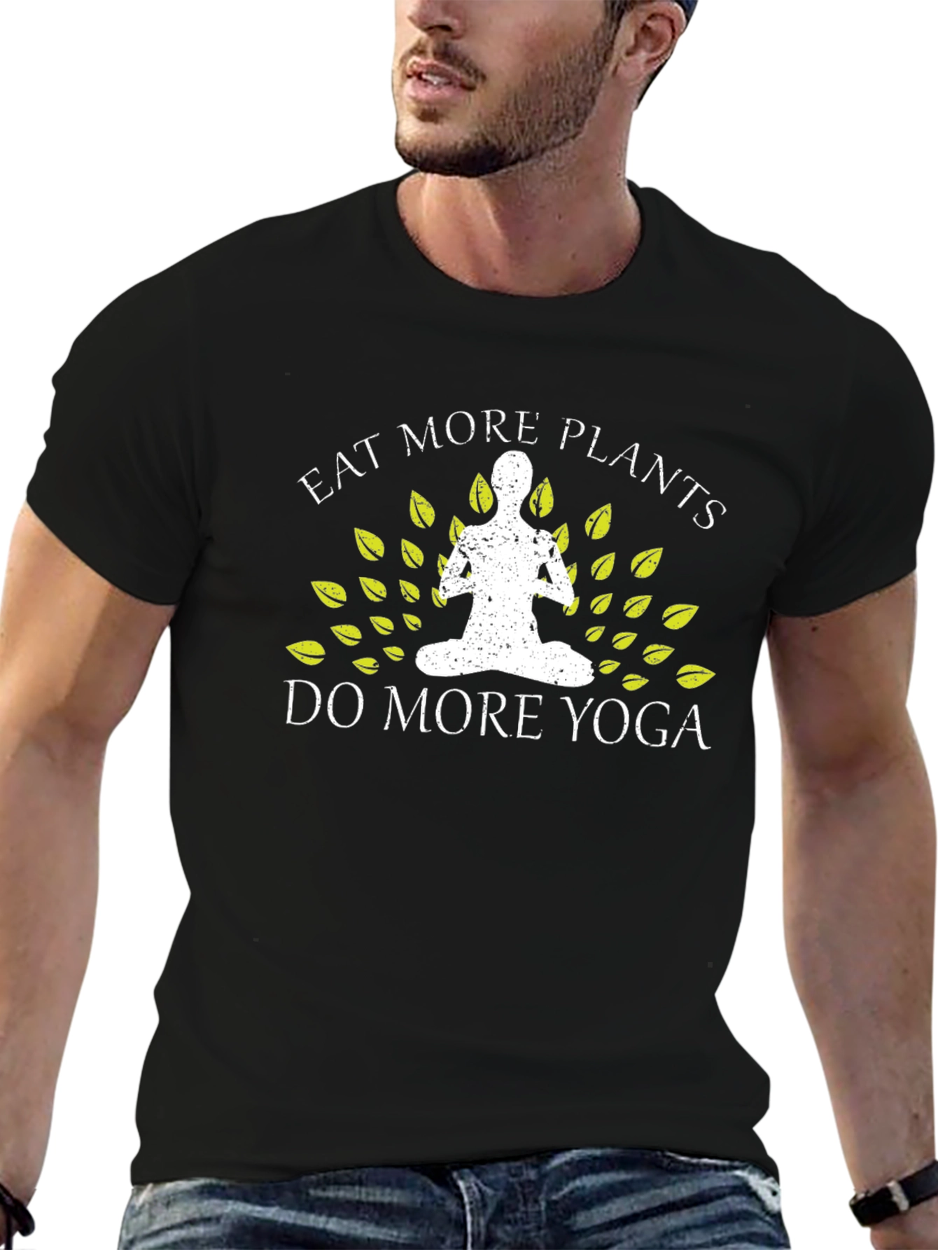 Eat More Plants Do More Yoga T-Shirt