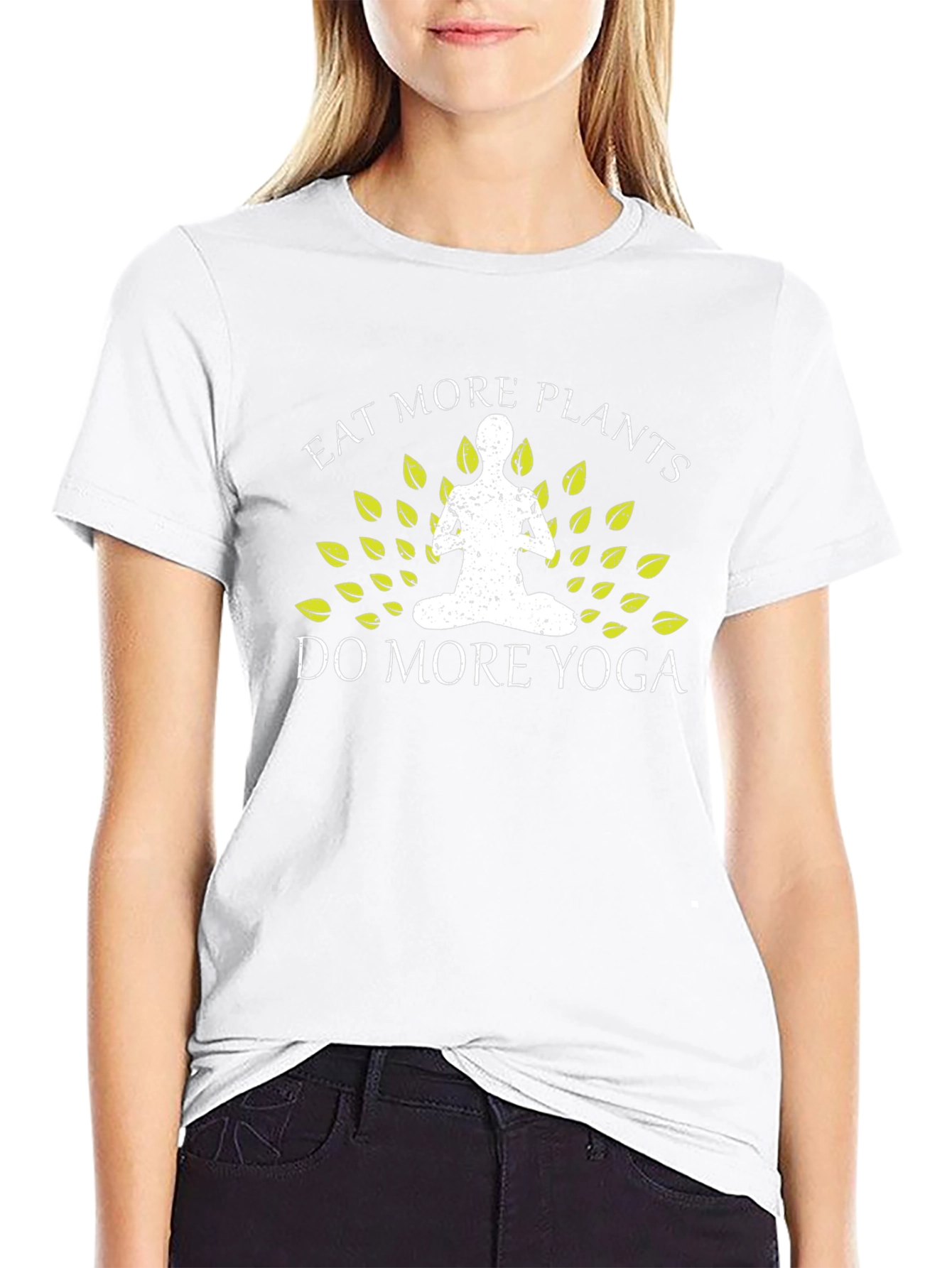 Eat More Plants Do More Yoga T-Shirt