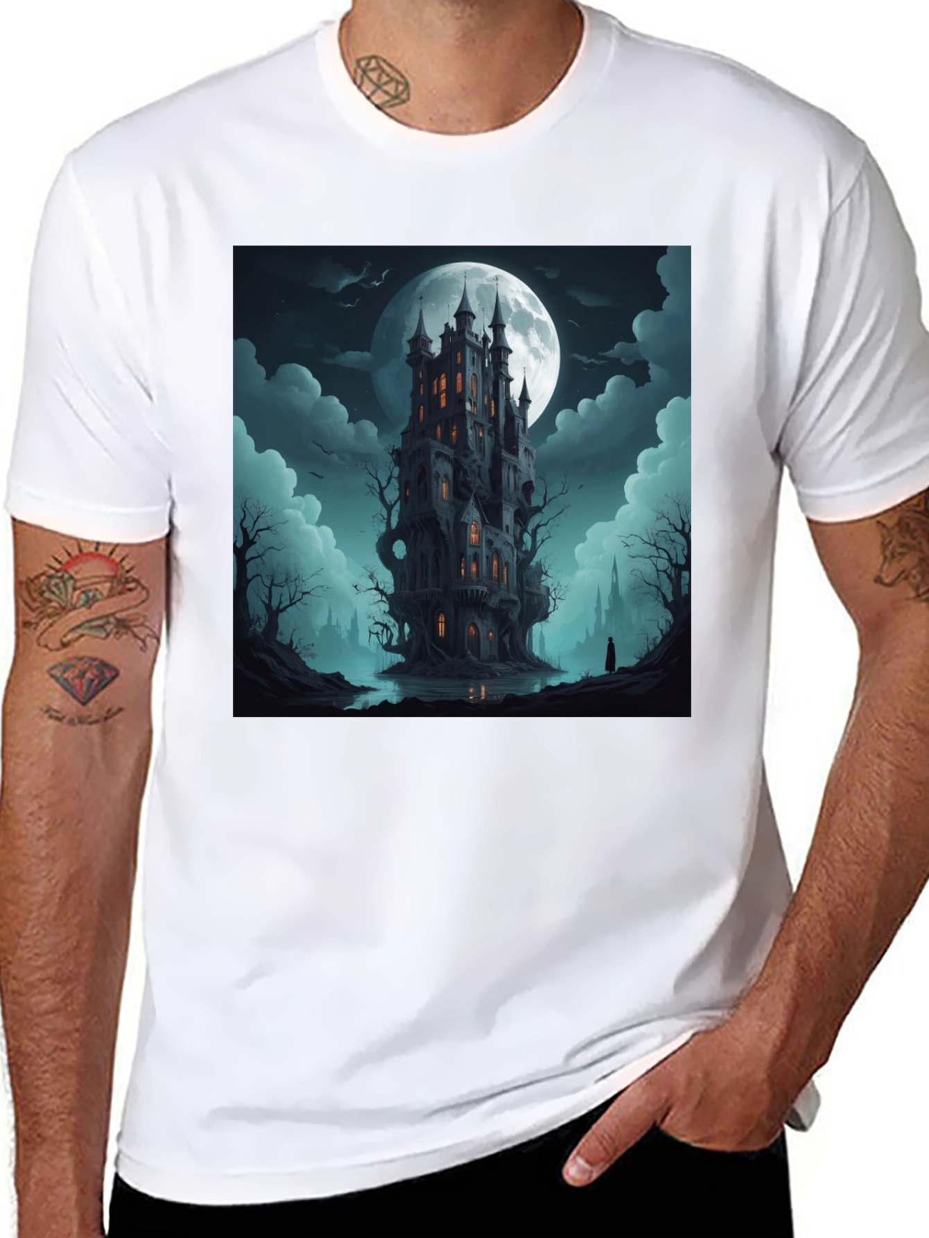 Haunted Castle Graphic Tee