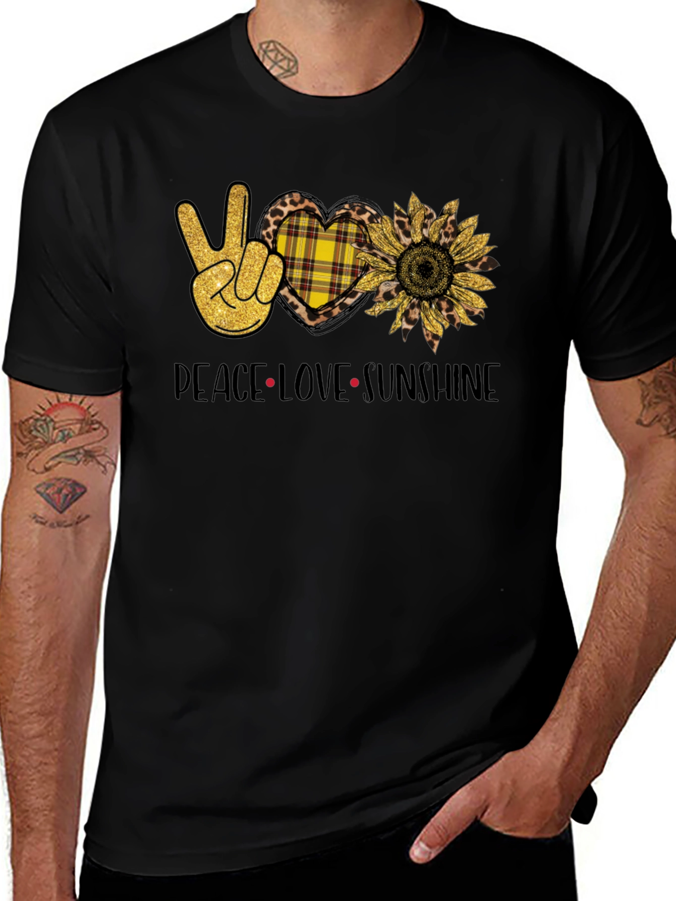 Peace Love Sunshine Graphic T-Shirt