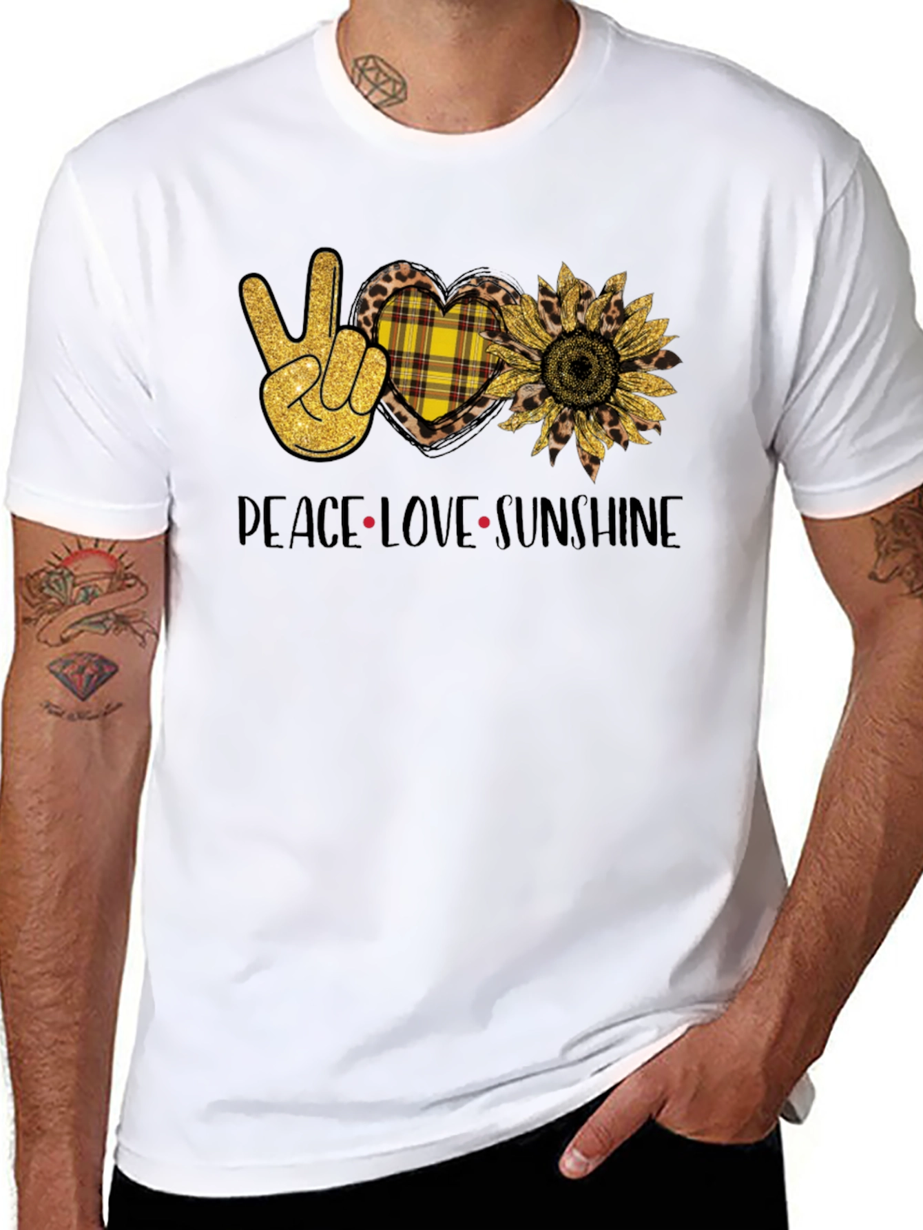 Peace Love Sunshine Graphic T-Shirt