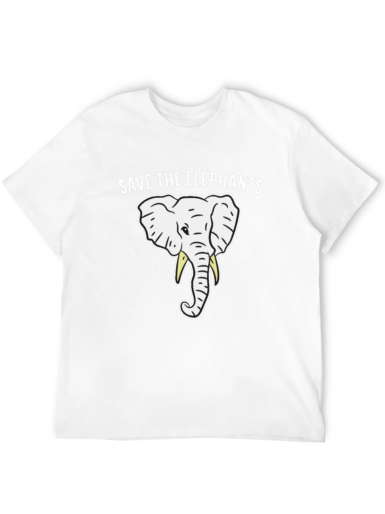 Save the Elephants Black T-Shirt
