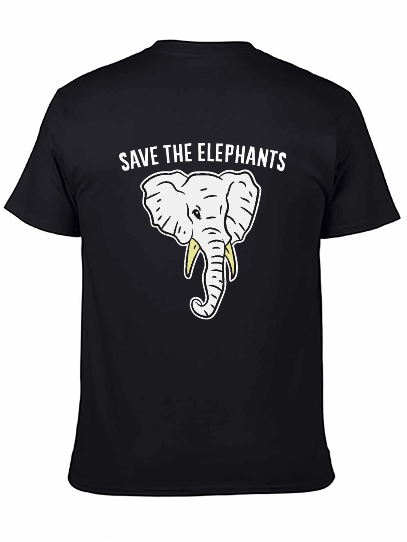 Save the Elephants Black T-Shirt