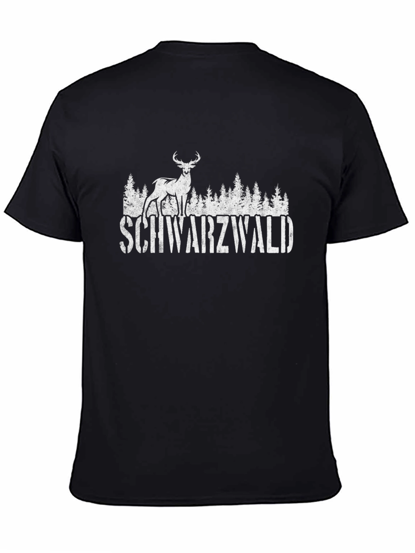 Schwarzwald Deer Graphic Tee - Black Forest T-Shirt