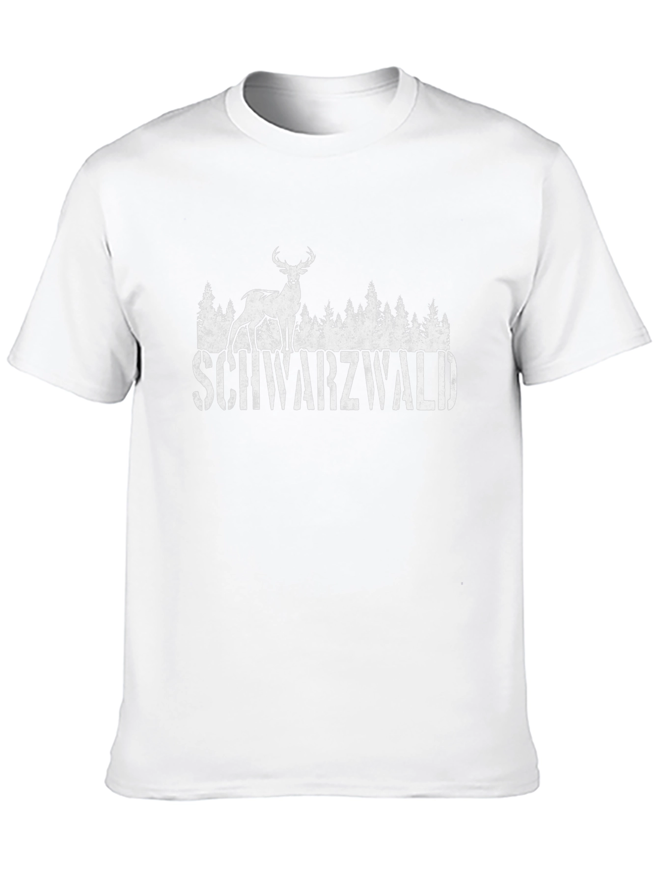 Schwarzwald Deer Graphic Tee - Black Forest T-Shirt
