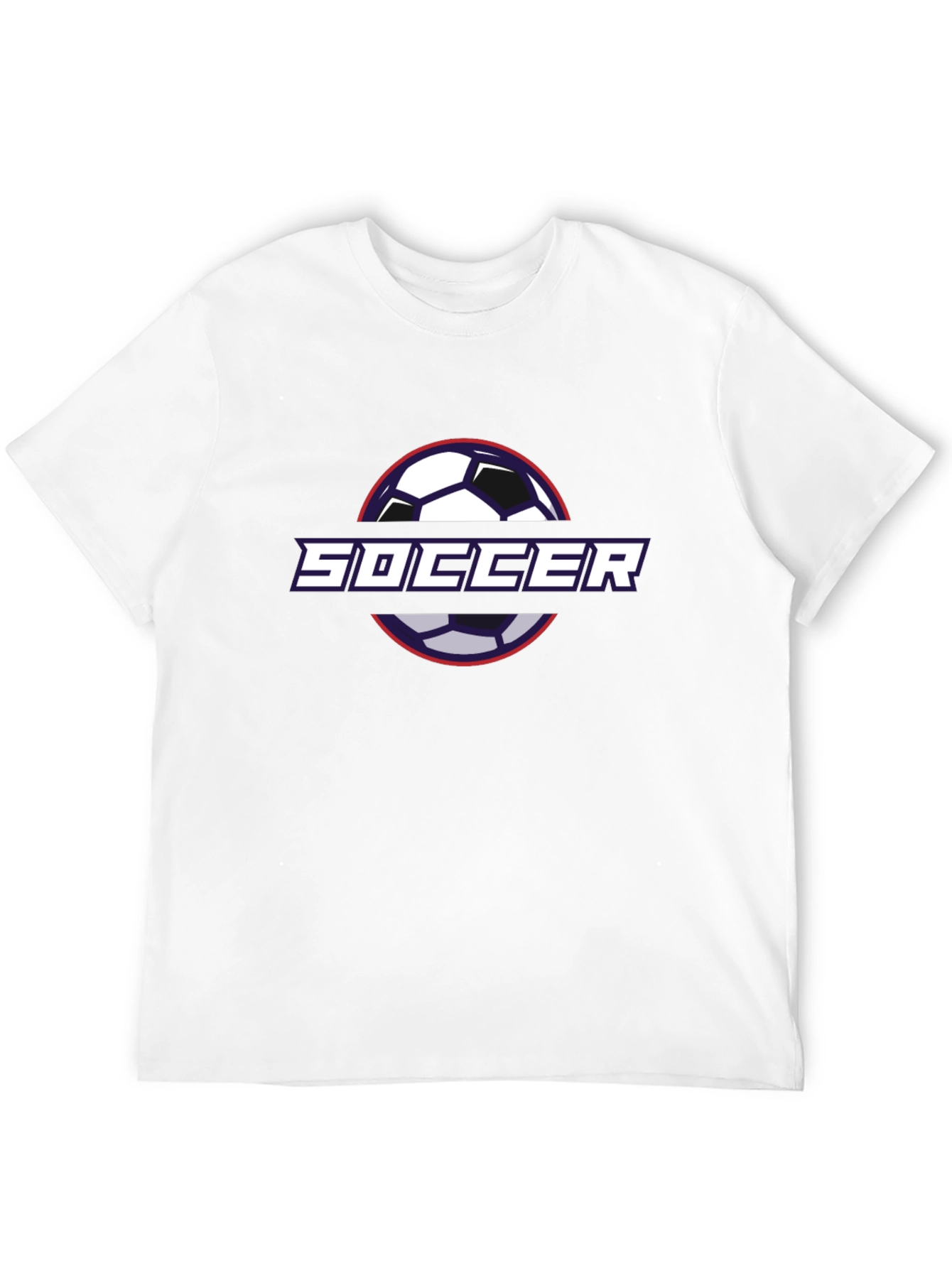 Soccer Graphic Black T-Shirt