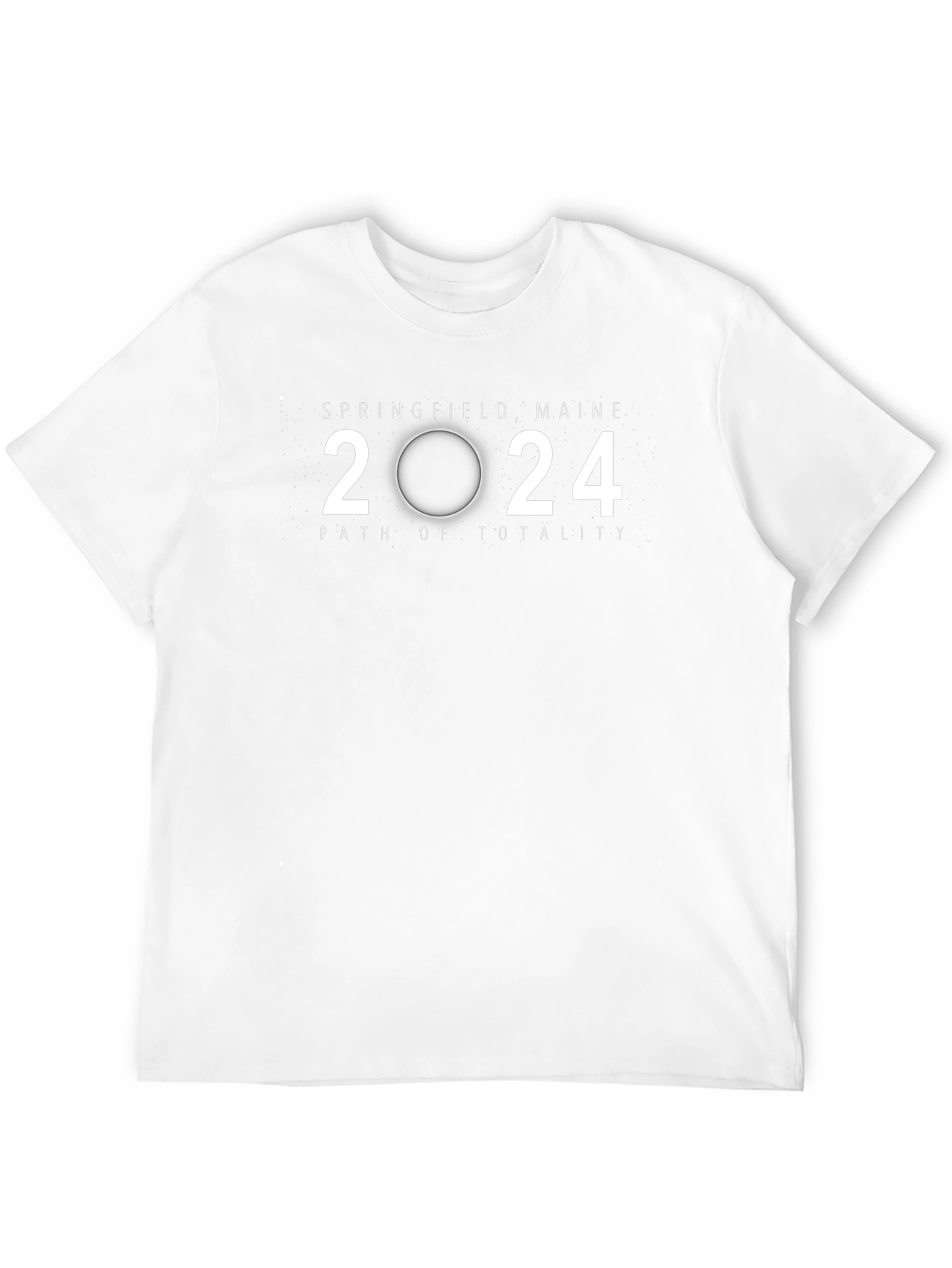 Springfield Maine 2024 Path of Totality Eclipse T-Shirt