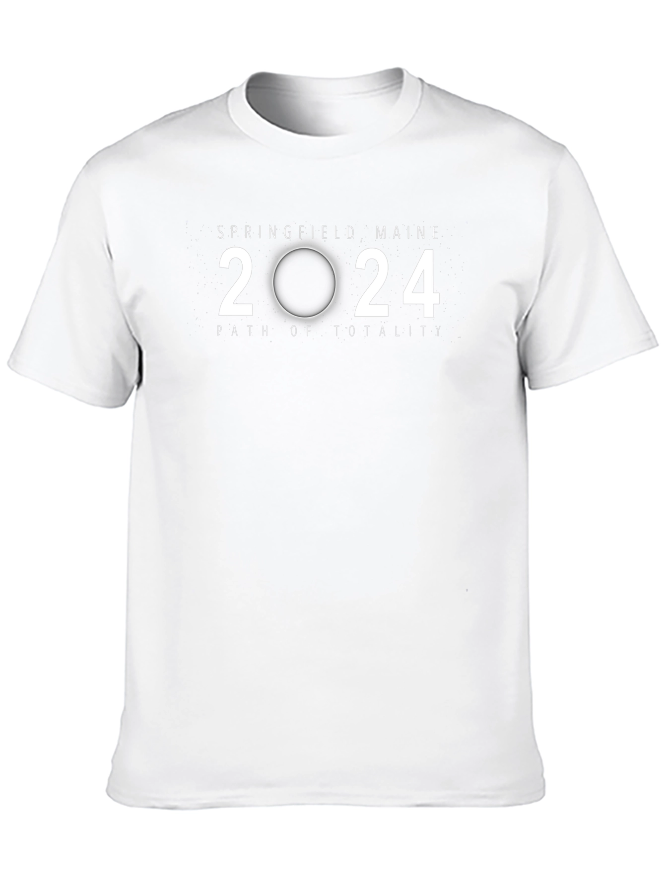Springfield Maine 2024 Path of Totality Eclipse T-Shirt