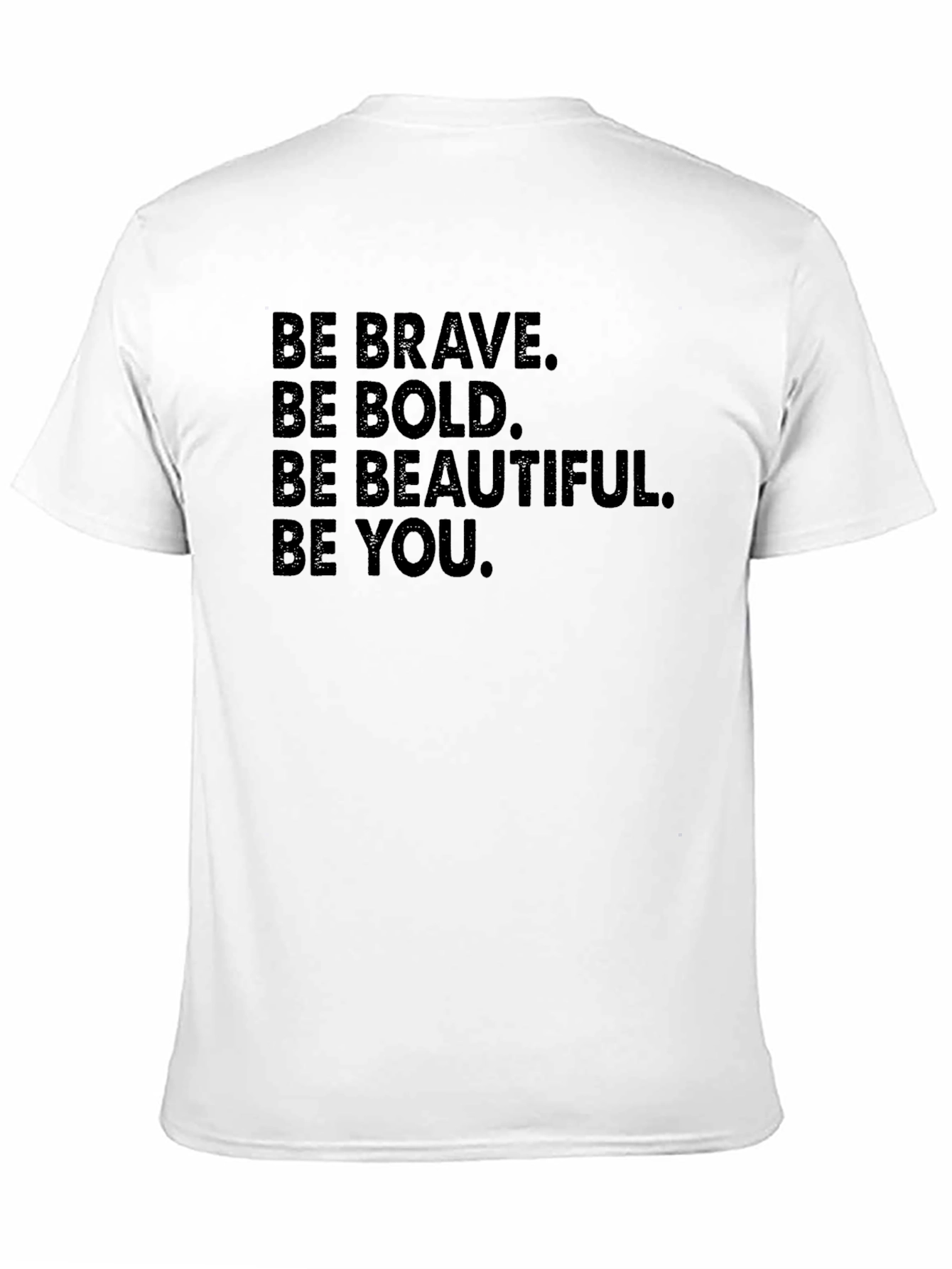 Be Brave Graphic Tee - Inspiring Black T-Shirt