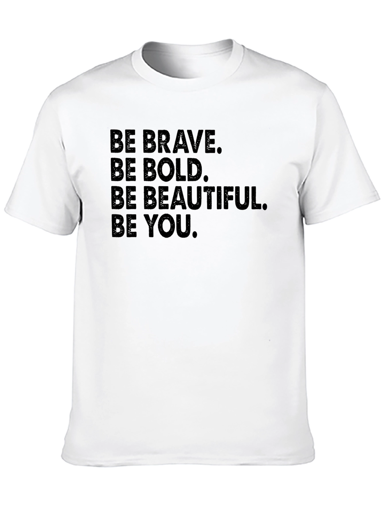 Be Brave Graphic Tee - Inspiring Black T-Shirt