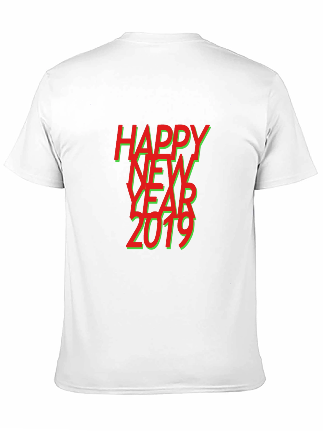 Happy New Year 2019 Graphic Tee - Black